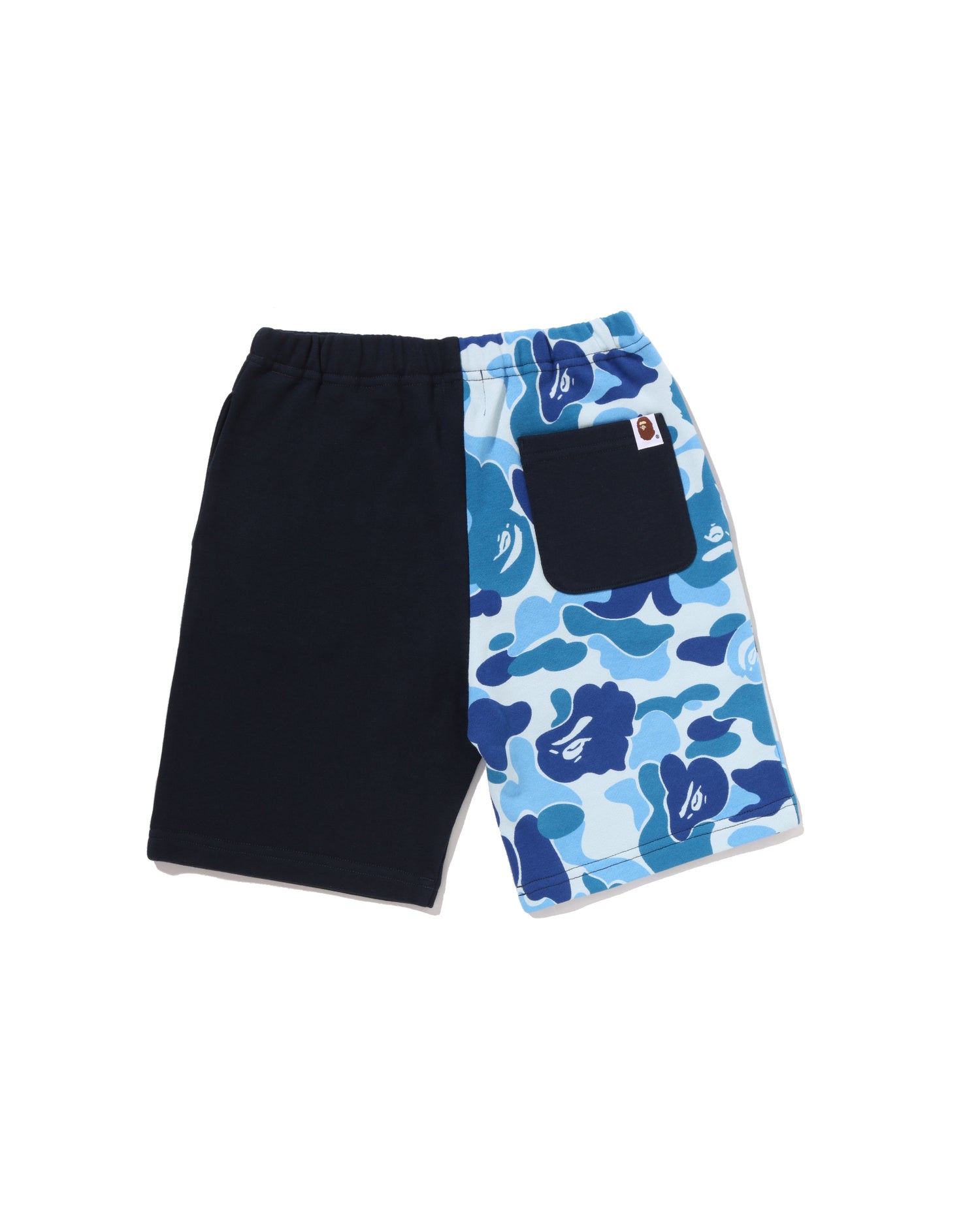 A BATHING APE® Kids Abc Camo Milo Face Sweat Shorts | Bape