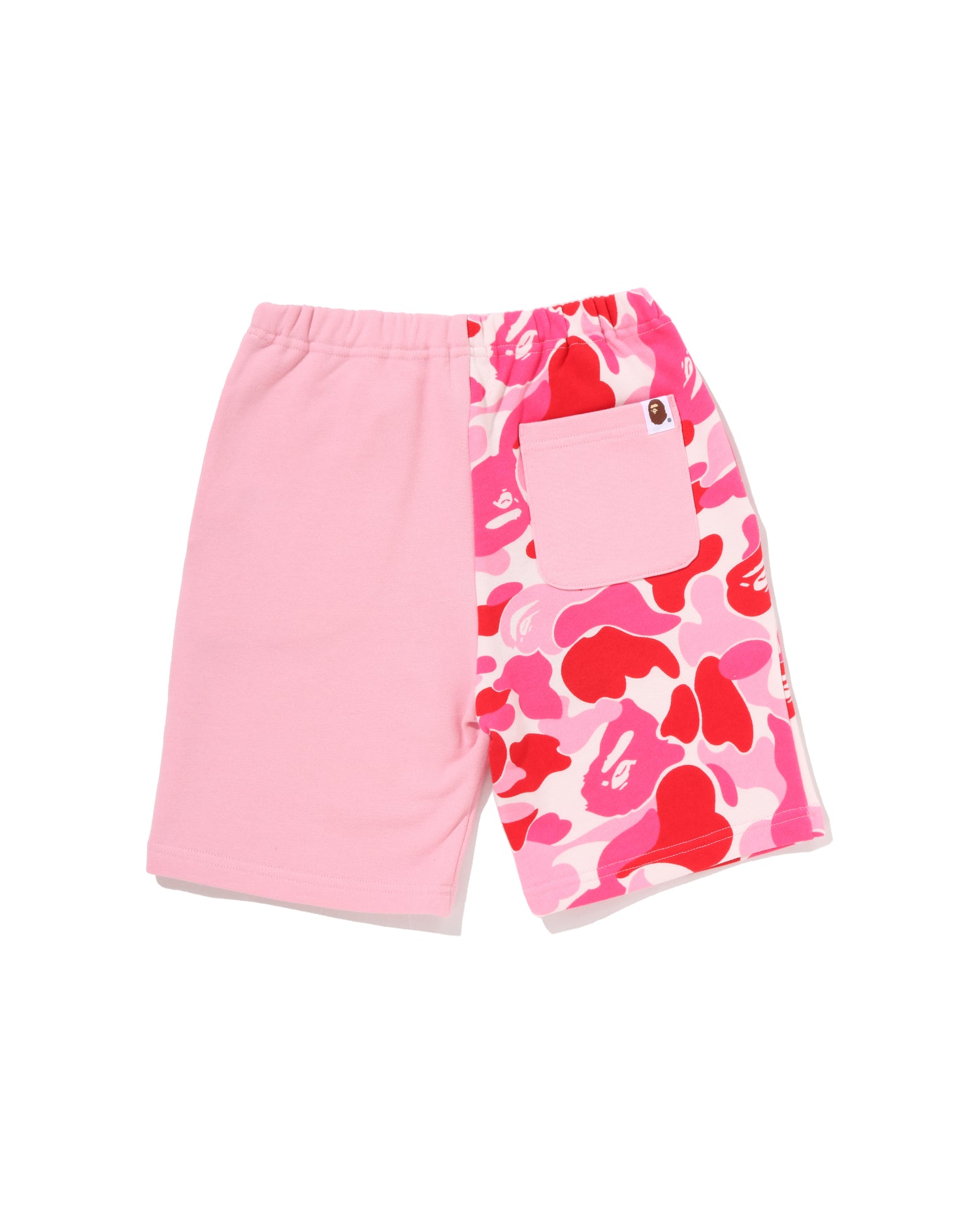 A BATHING APE® Kids Abc Camo Milo Face Sweat Shorts | Bape