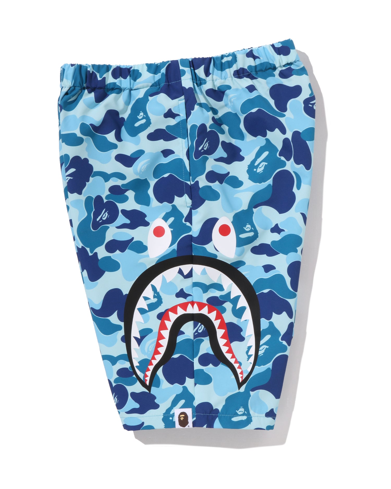 A BATHING APE® Abc Camo Side Shark Beach Shorts | Bape official