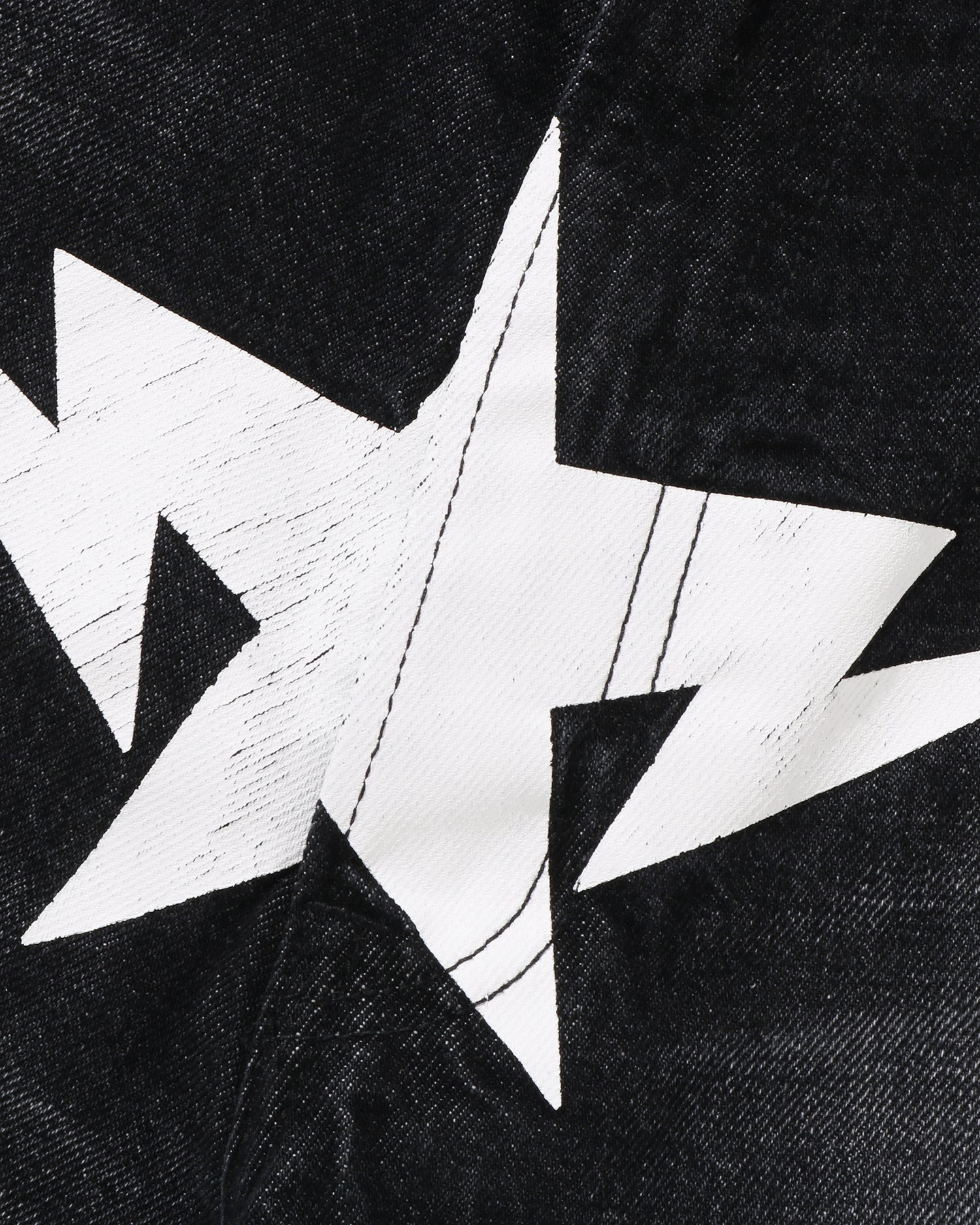 A BATHING APE® Twin STA Relaxed Fit Denim Shorts | Bape official