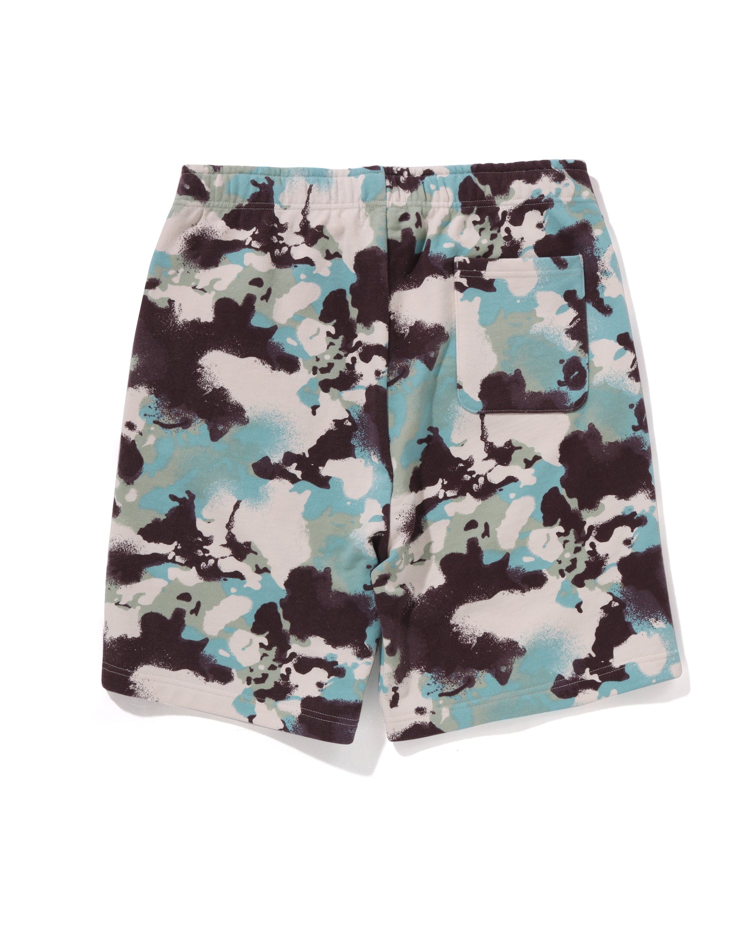 A BATHING APE CamoSideShark Shorts Mサイズ A Bathing Ape Men ABC Camo Side Shark Sweat Shorts green