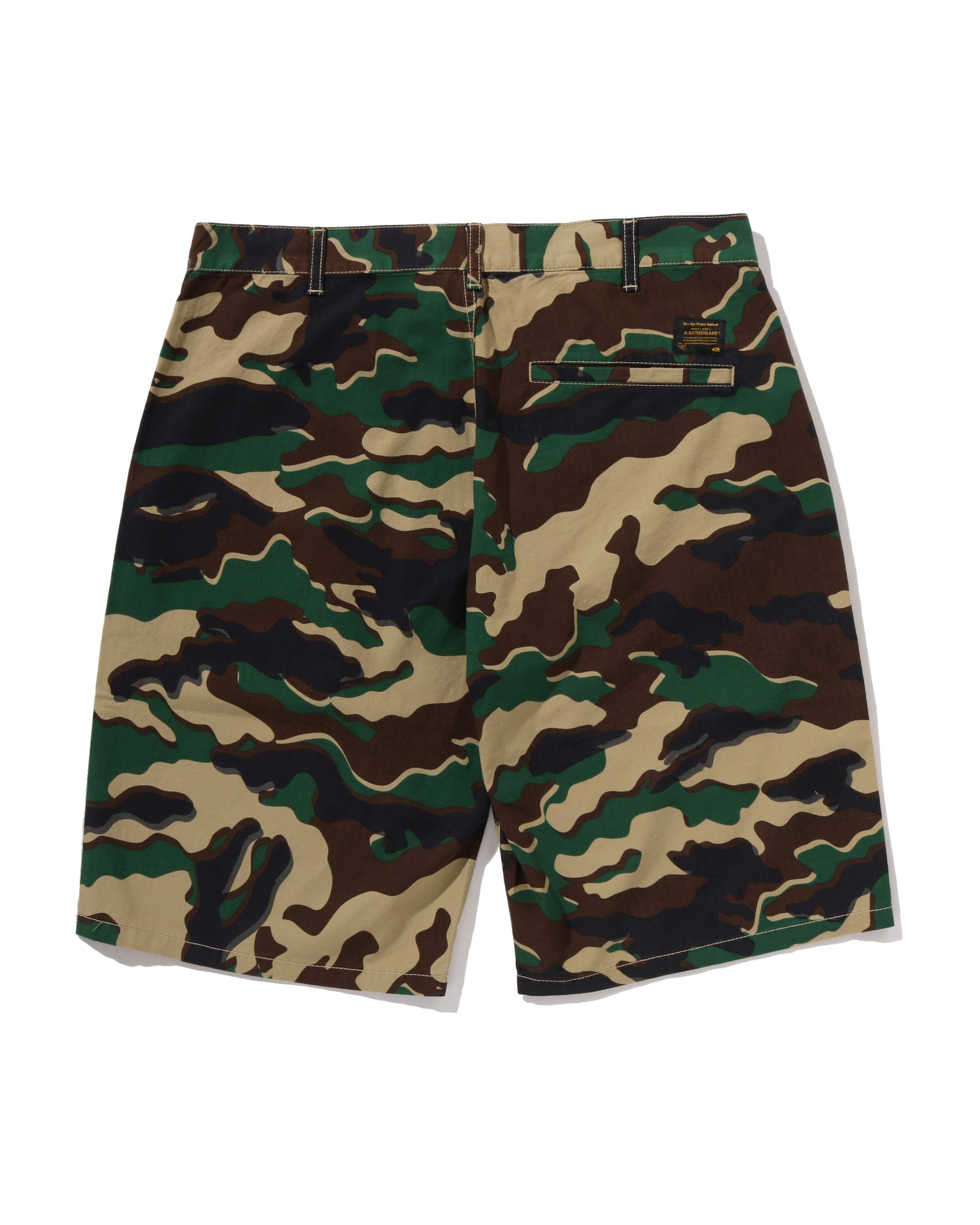A BATHING APE® Glitch Woodland Camo Shorts | Bape official website