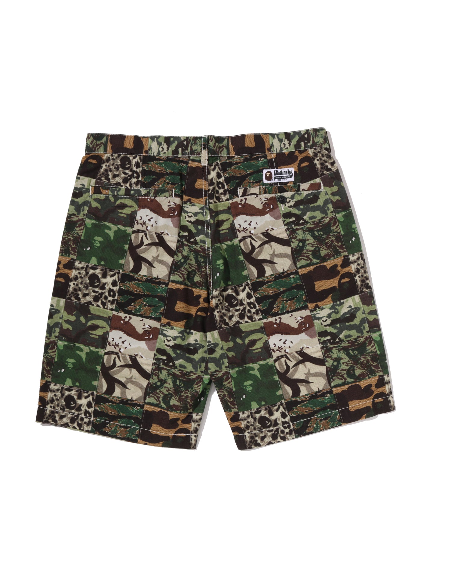 A BATHING APE® Camo Patchwork Shorts | Bape official website – INT