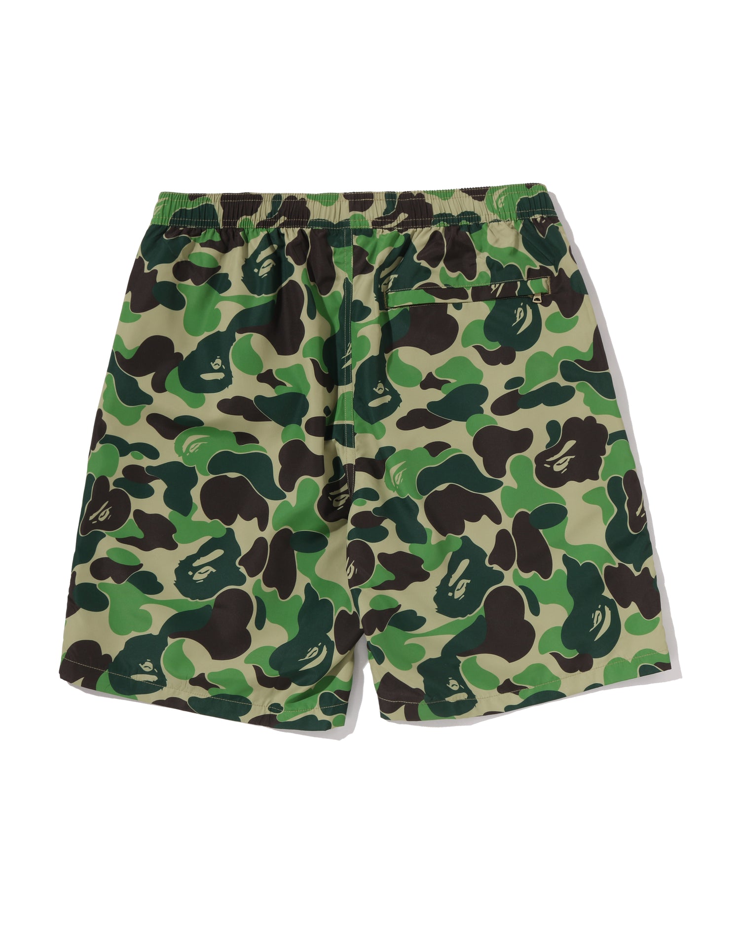 A BATHING APE® Abc Camo Ape Head One Point Beach Shorts | Bape