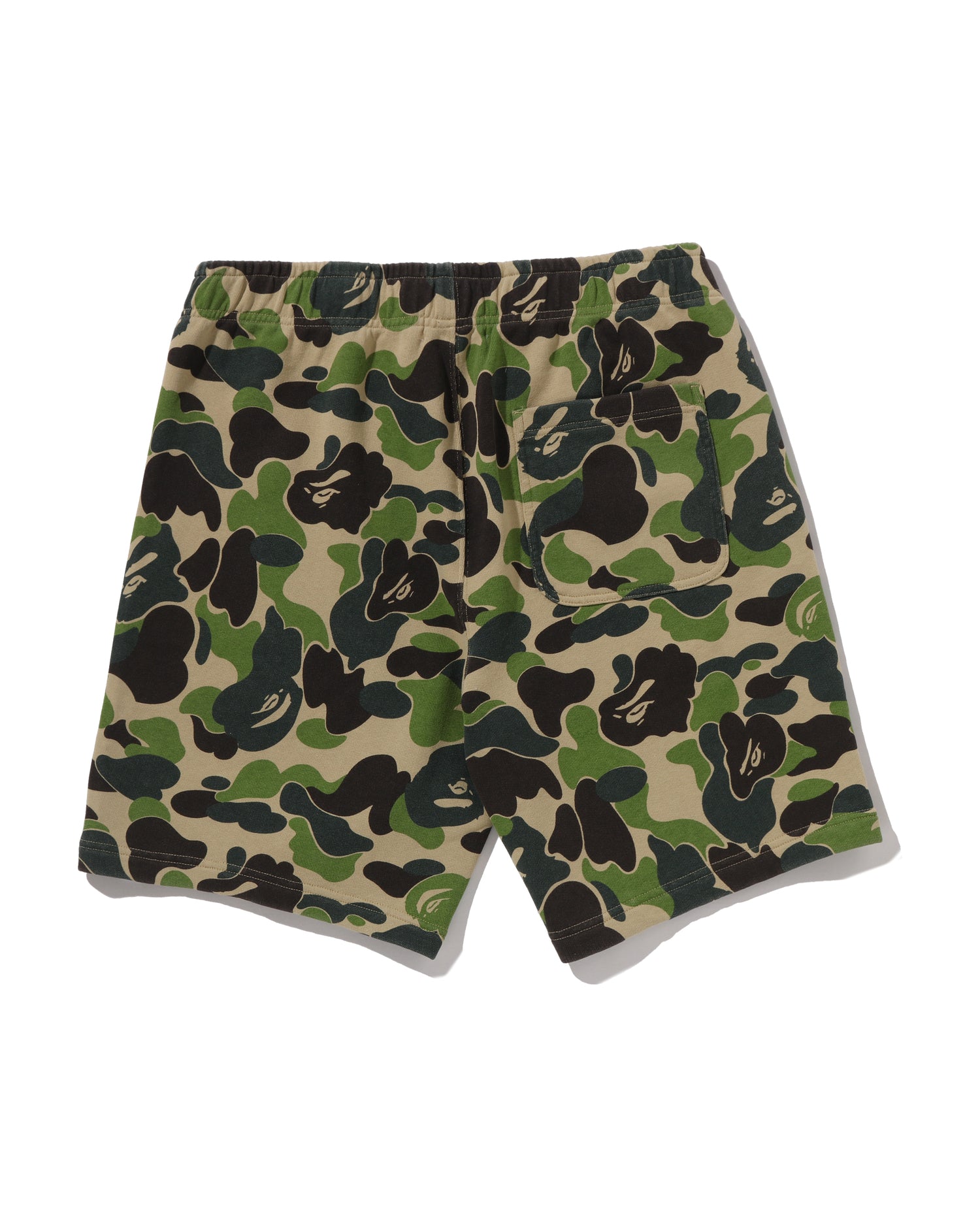 A BATHING APE® Abc Camo Heavy Washed Relaxed Fit Sweat Shorts