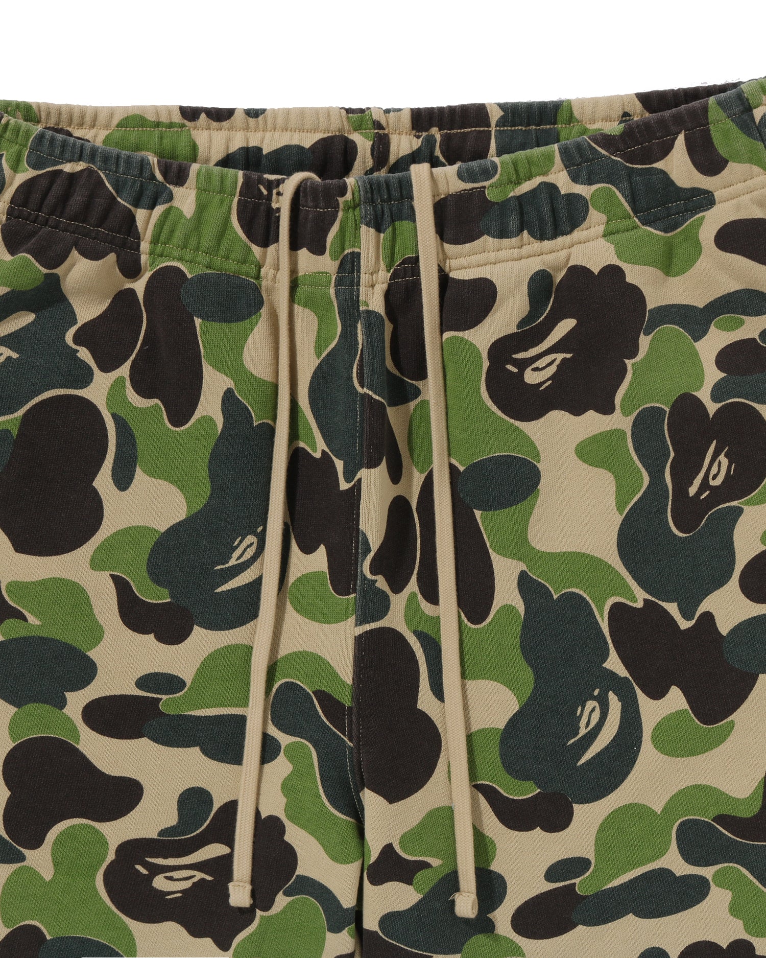 A BATHING APE® Abc Camo Heavy Washed Relaxed Fit Sweat Shorts