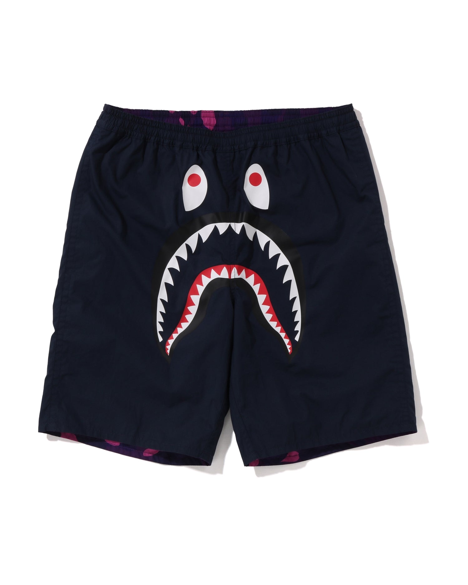 A BATHING APE® Color Camo Shark Reversible Shorts Bape official
