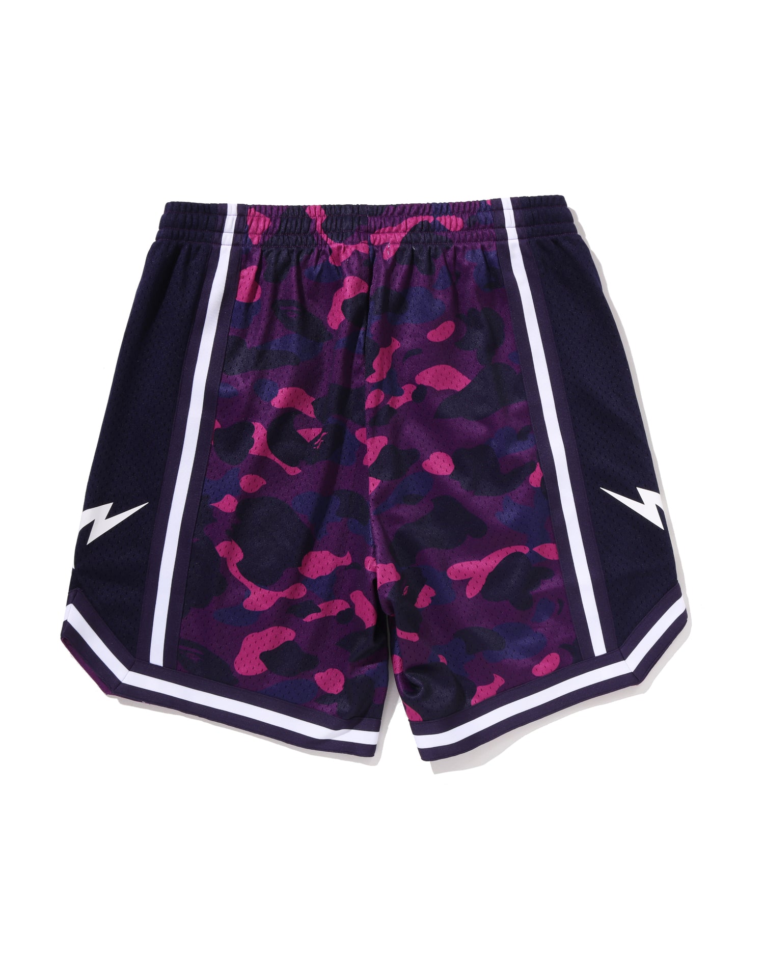 A BATHING APE® Color Camo Mesh Relaxed Fit Shorts | Bape official
