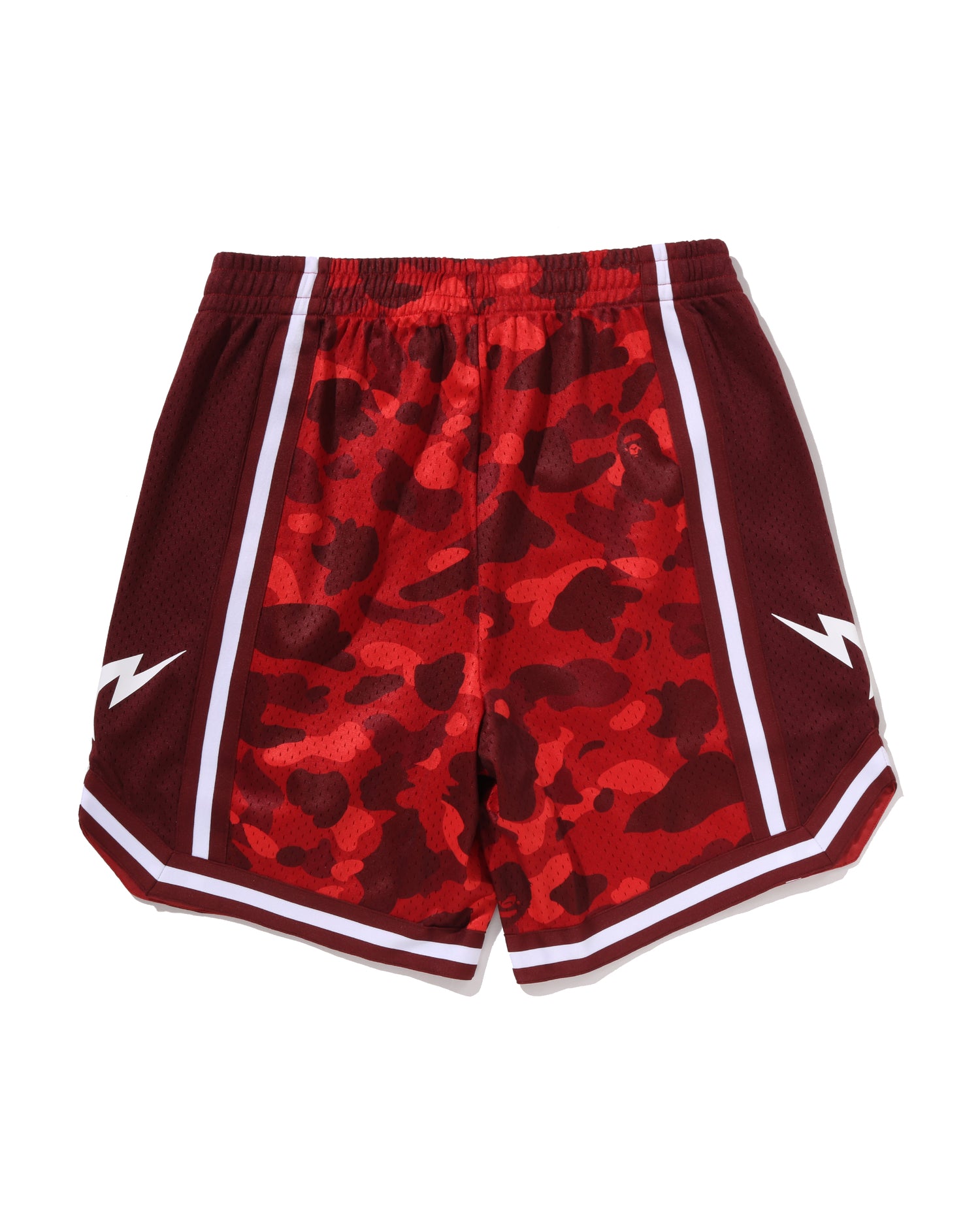 A BATHING APE® Color Camo Mesh Relaxed Fit Shorts | Bape official