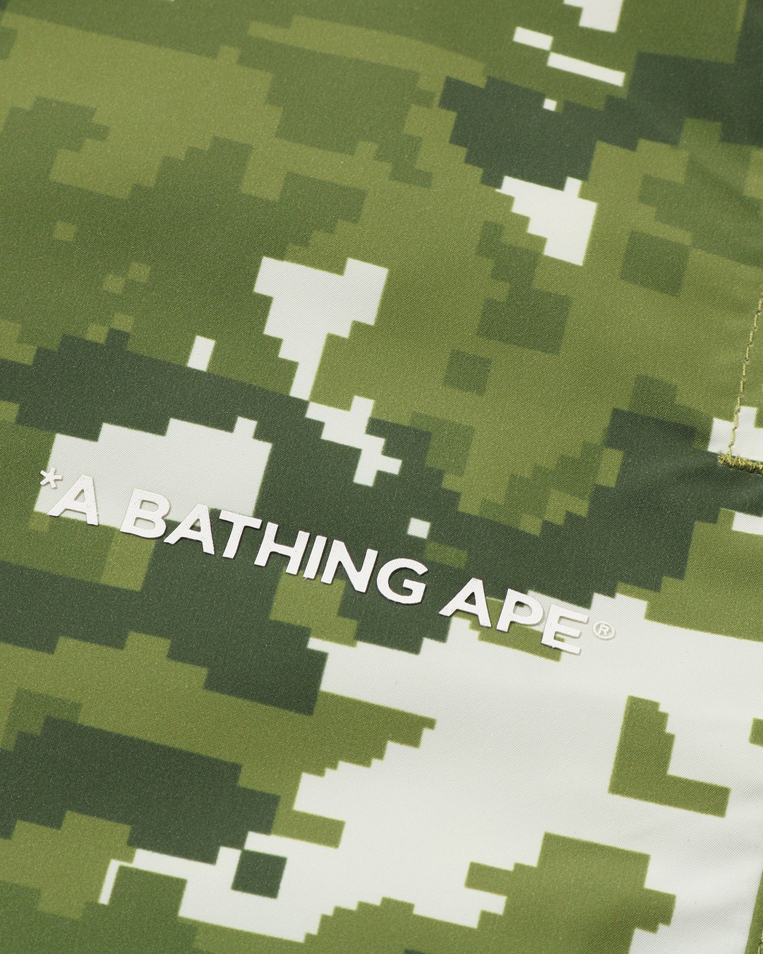 A BATHING APE® Multi Pixel Camo Relaxed Fit Beach Shorts | Bape