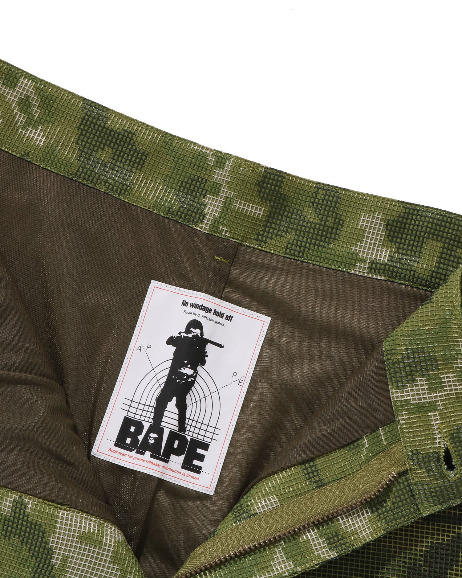 A BATHING APE® Multi Pixel Camo Cargo Relaxed Fit Shorts | Bape