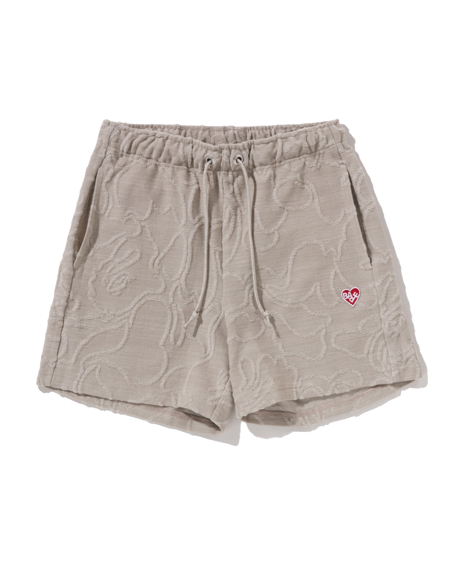 A BATHING APE® Neon Camo Jacquard Sweat Shorts | Bape official