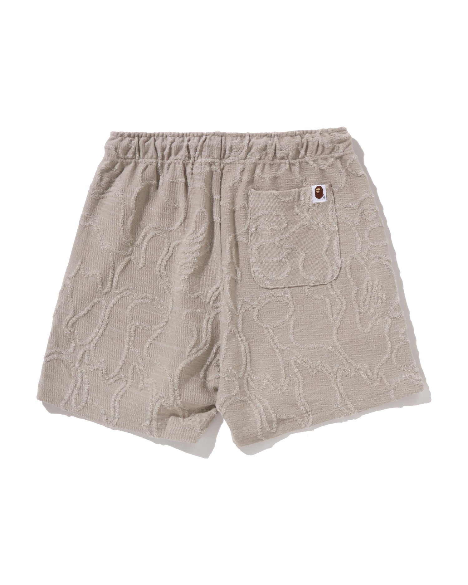 A BATHING APE® Neon Camo Jacquard Sweat Shorts | Bape official