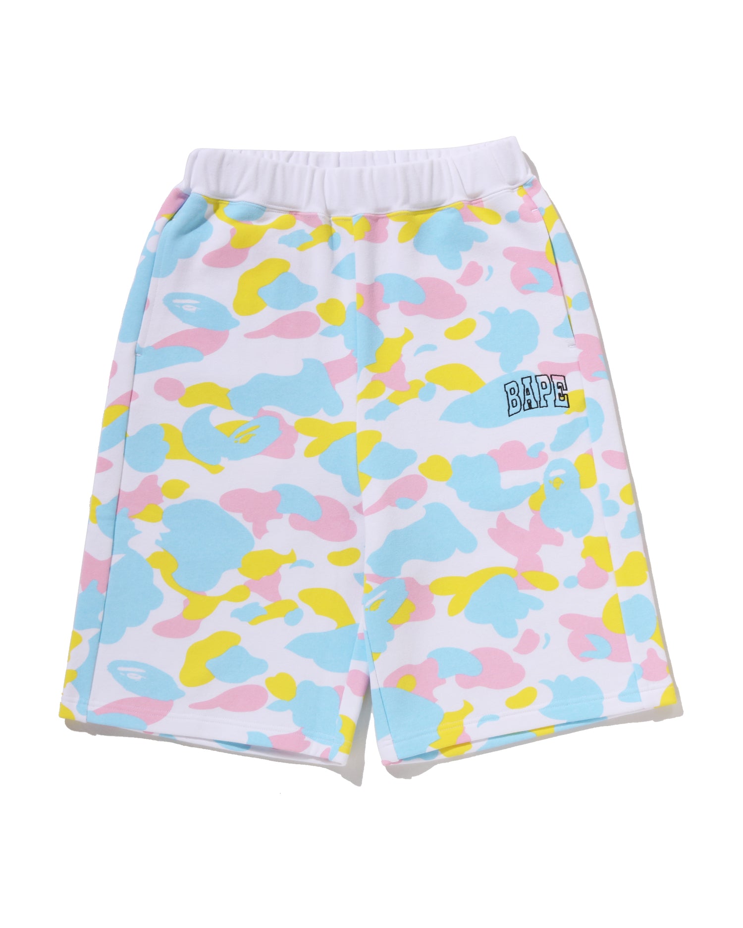 A BATHING APE® New Multi Camo Sweat Shorts | Bape official website