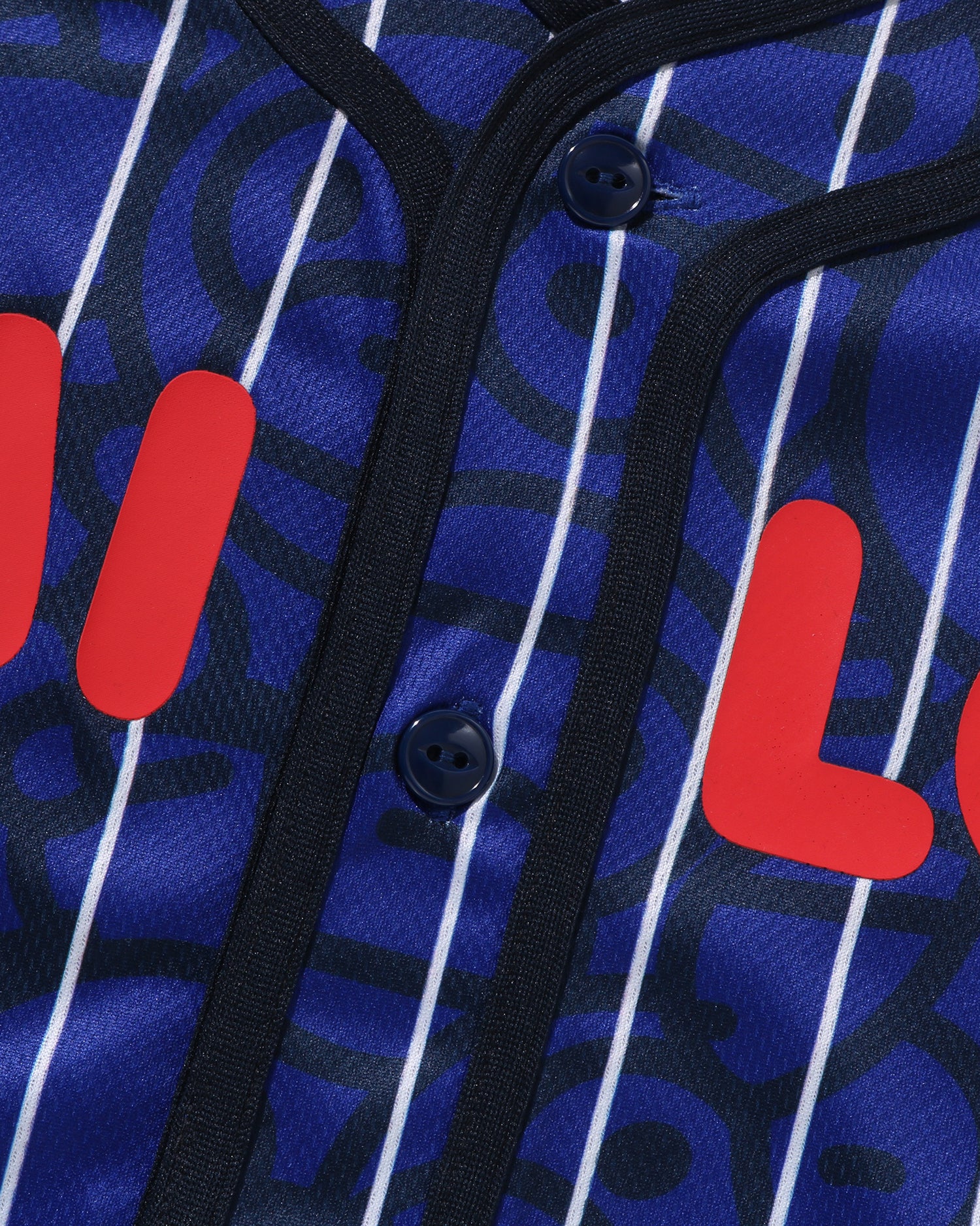 A BATHING APE® SS26 Kids All Baby Milo Stripe Milo Baseball Shirt