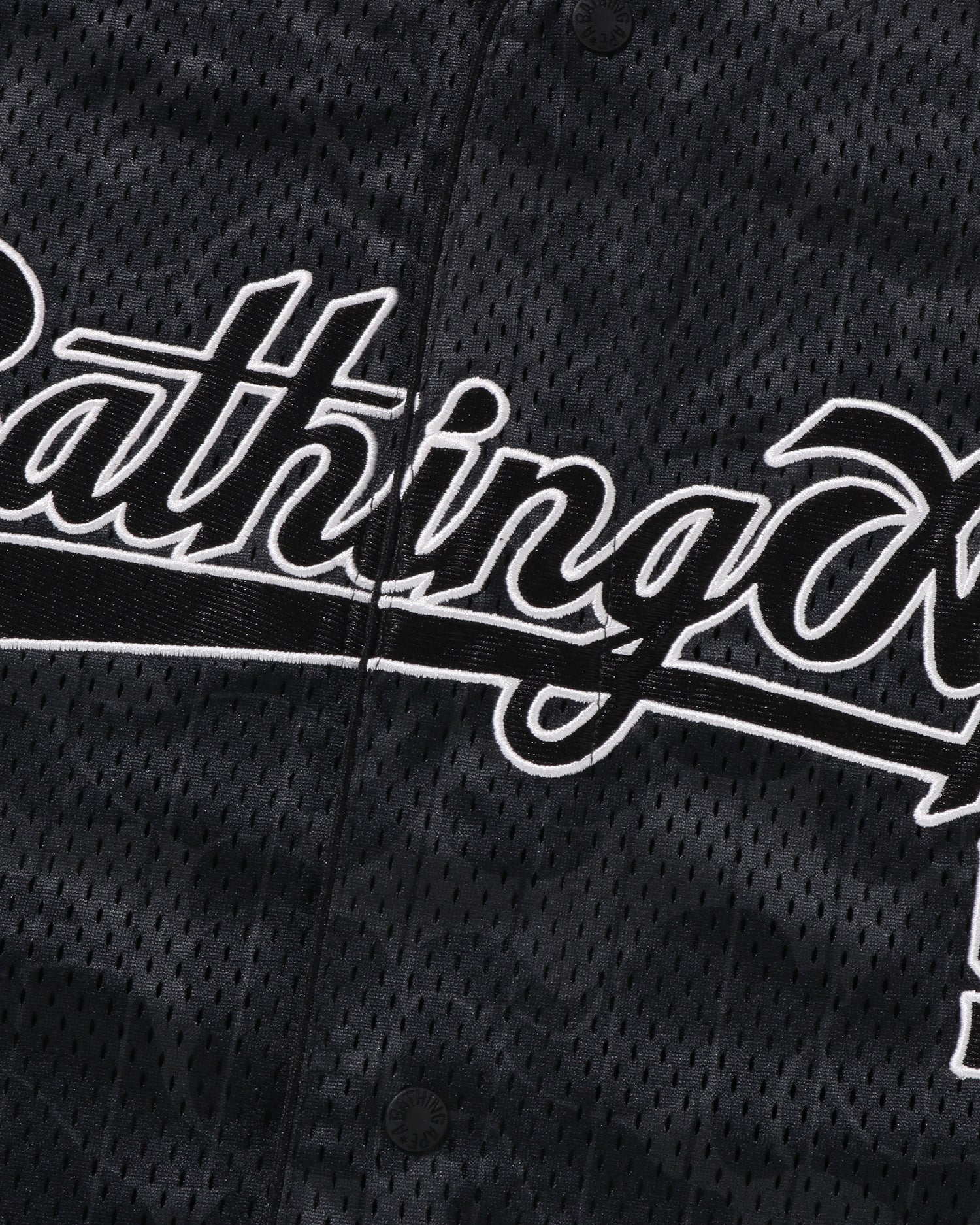 A BATHING APE® Camo Stripe Baseball Shirt | Bape official website