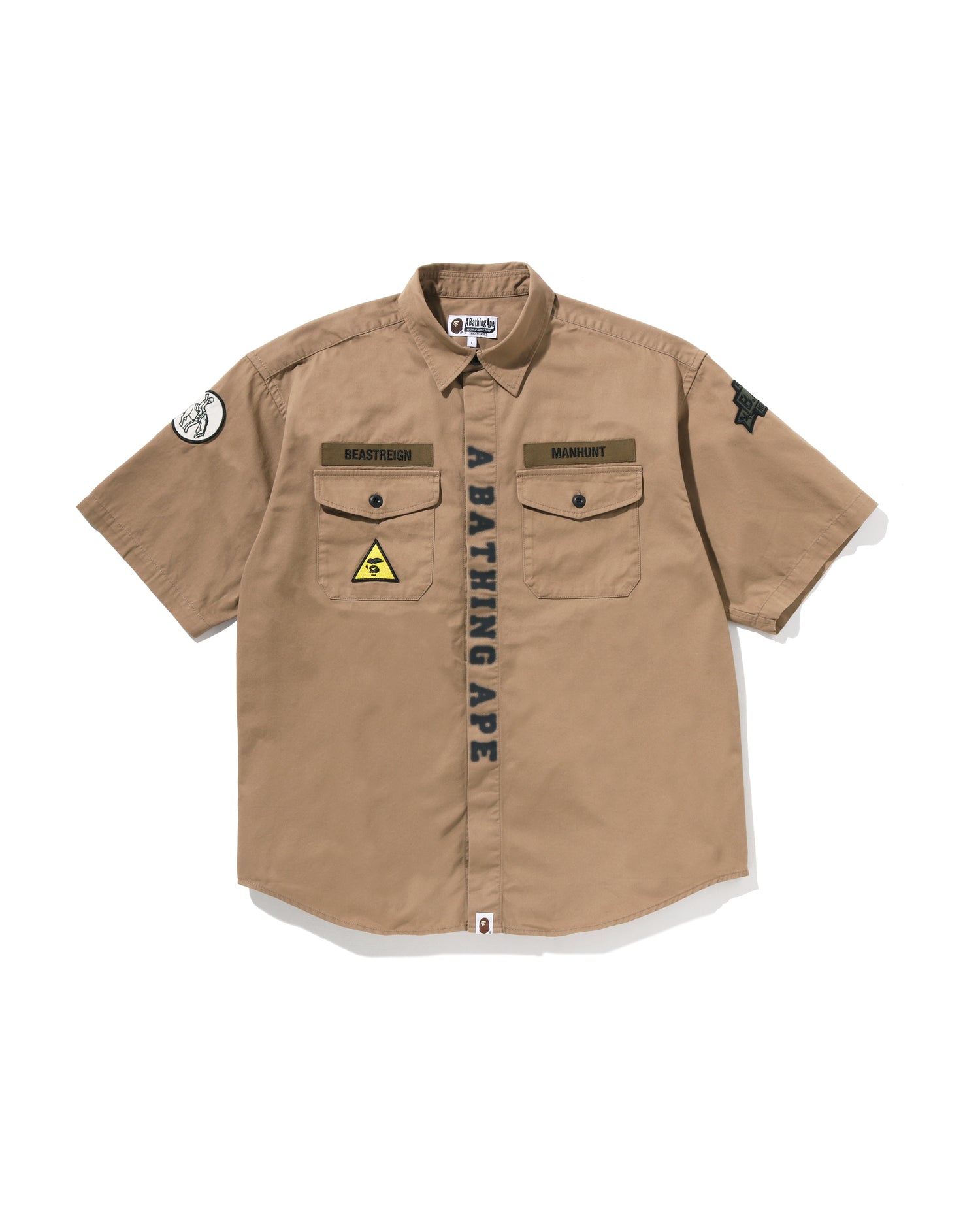 A BATHING APE® Multi Patch Cpo Ss Shirt | Bape official website