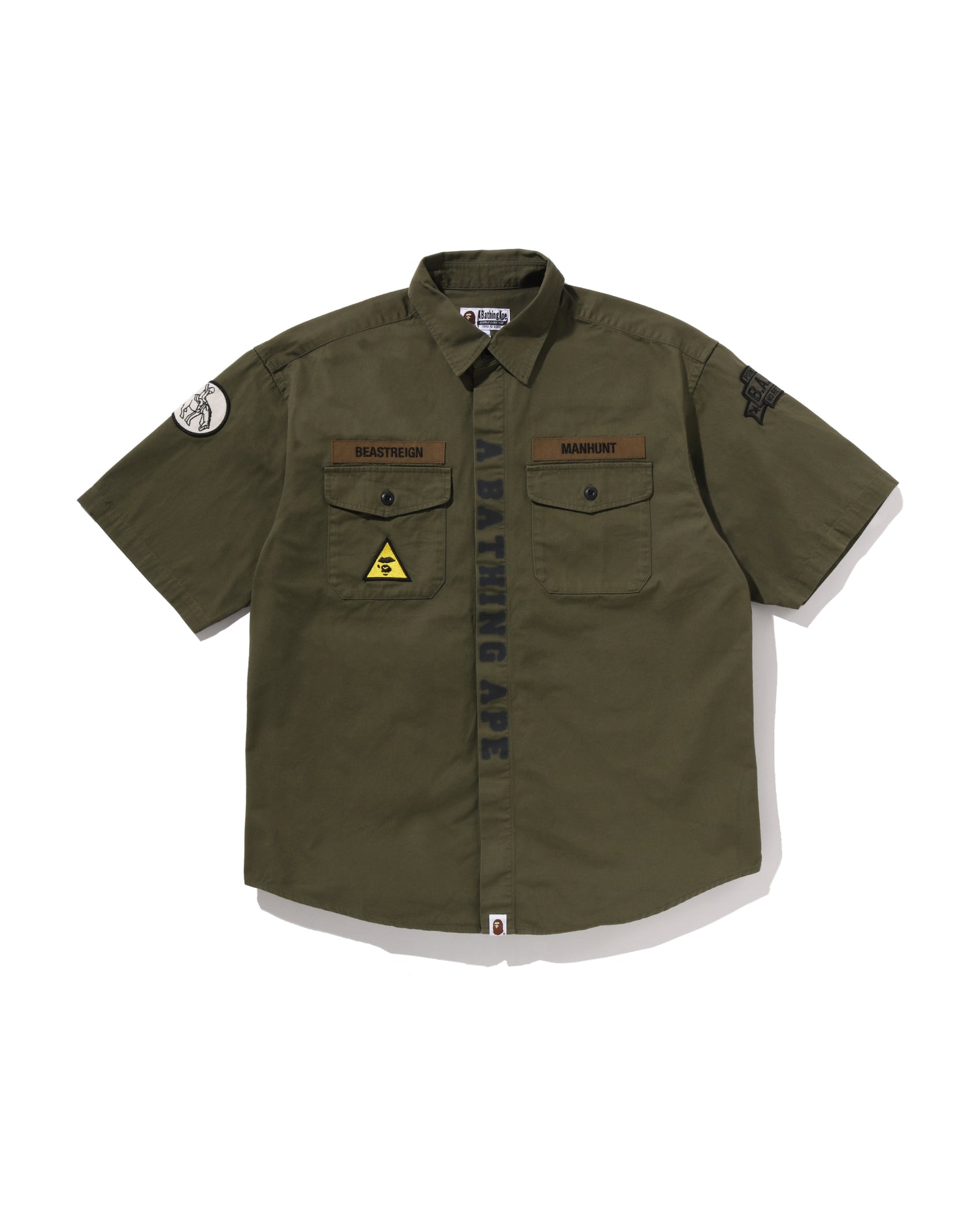 A BATHING APE® Multi Patch Cpo Ss Shirt | Bape official website