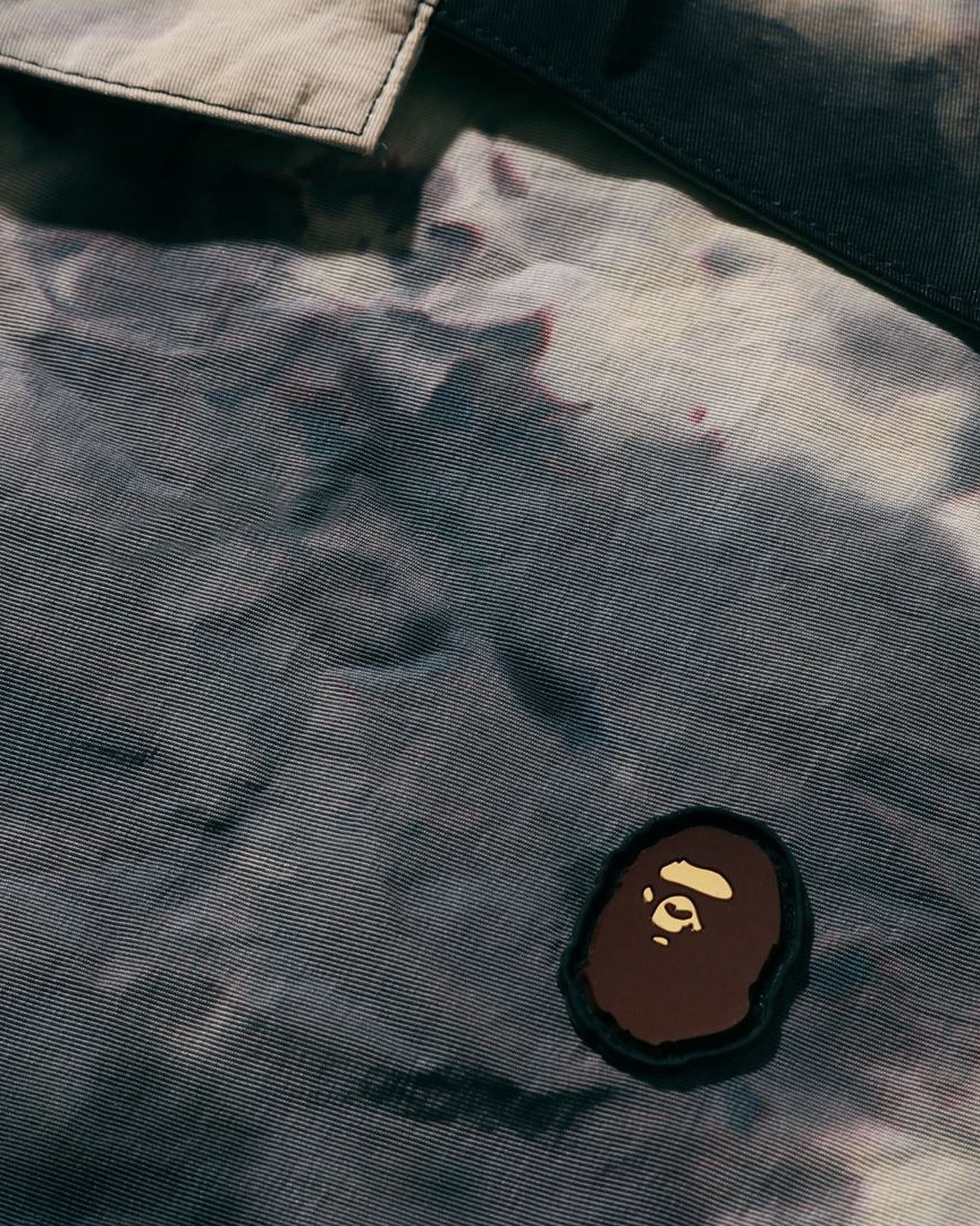 A BATHING APE® Chusen One Point Open Collar Shirt | Bape official