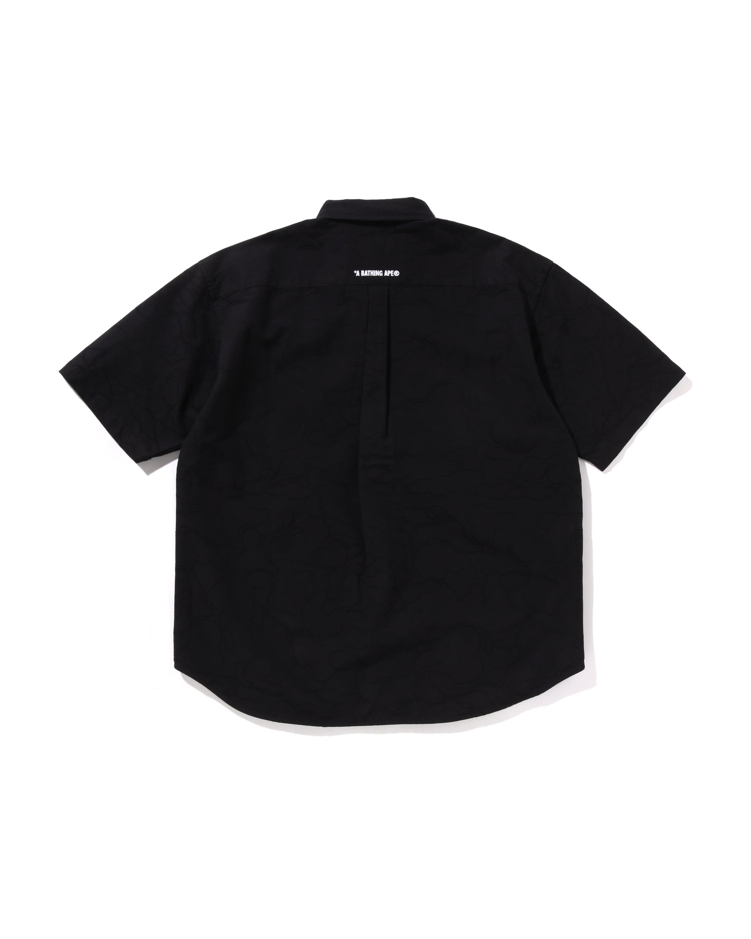 A BATHING APE® Line Camo Jacquard One Point Oxford Ss Shirt