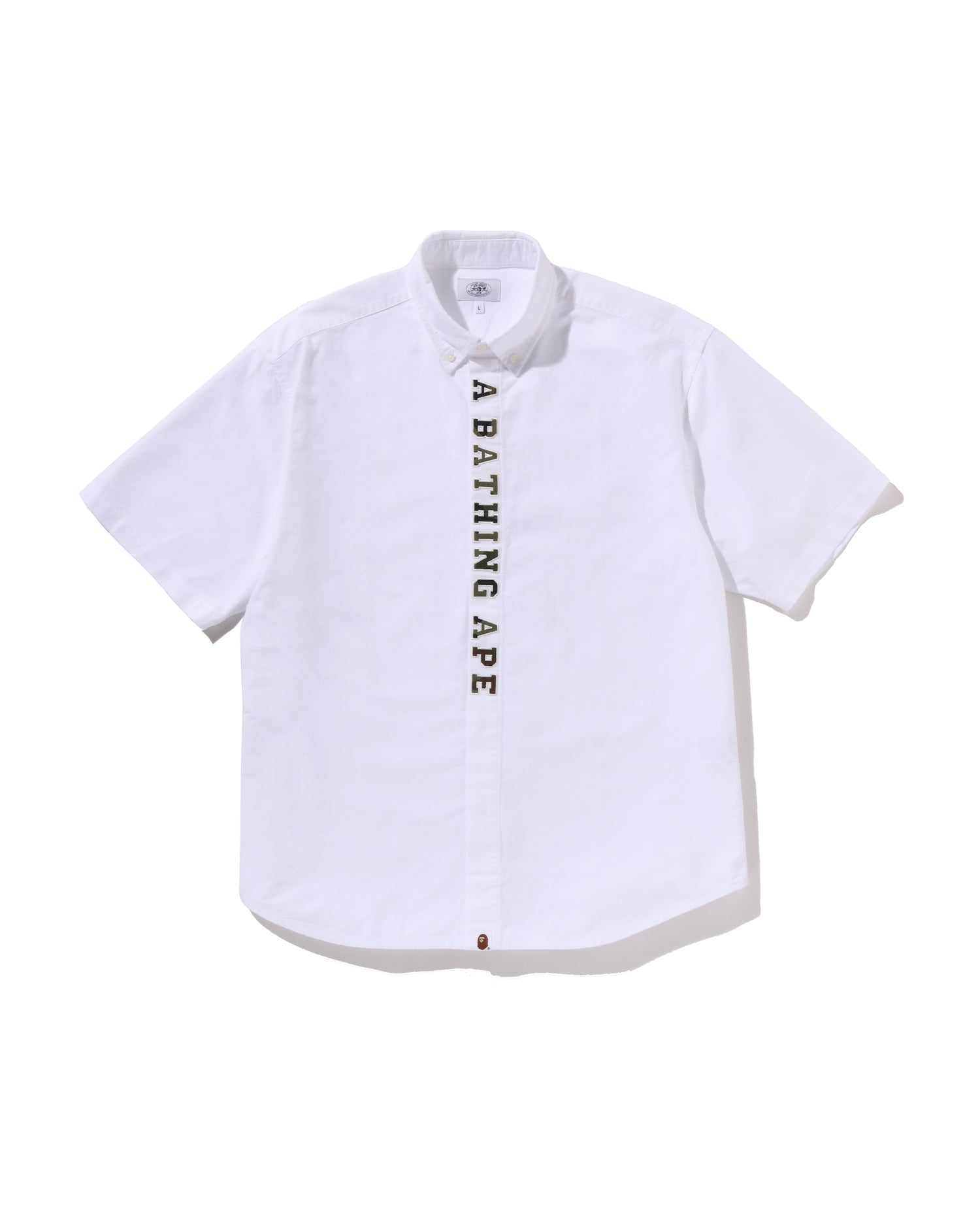 A BATHING APE® 1st Camo Applique Oxford Ss Shirt | Bape official