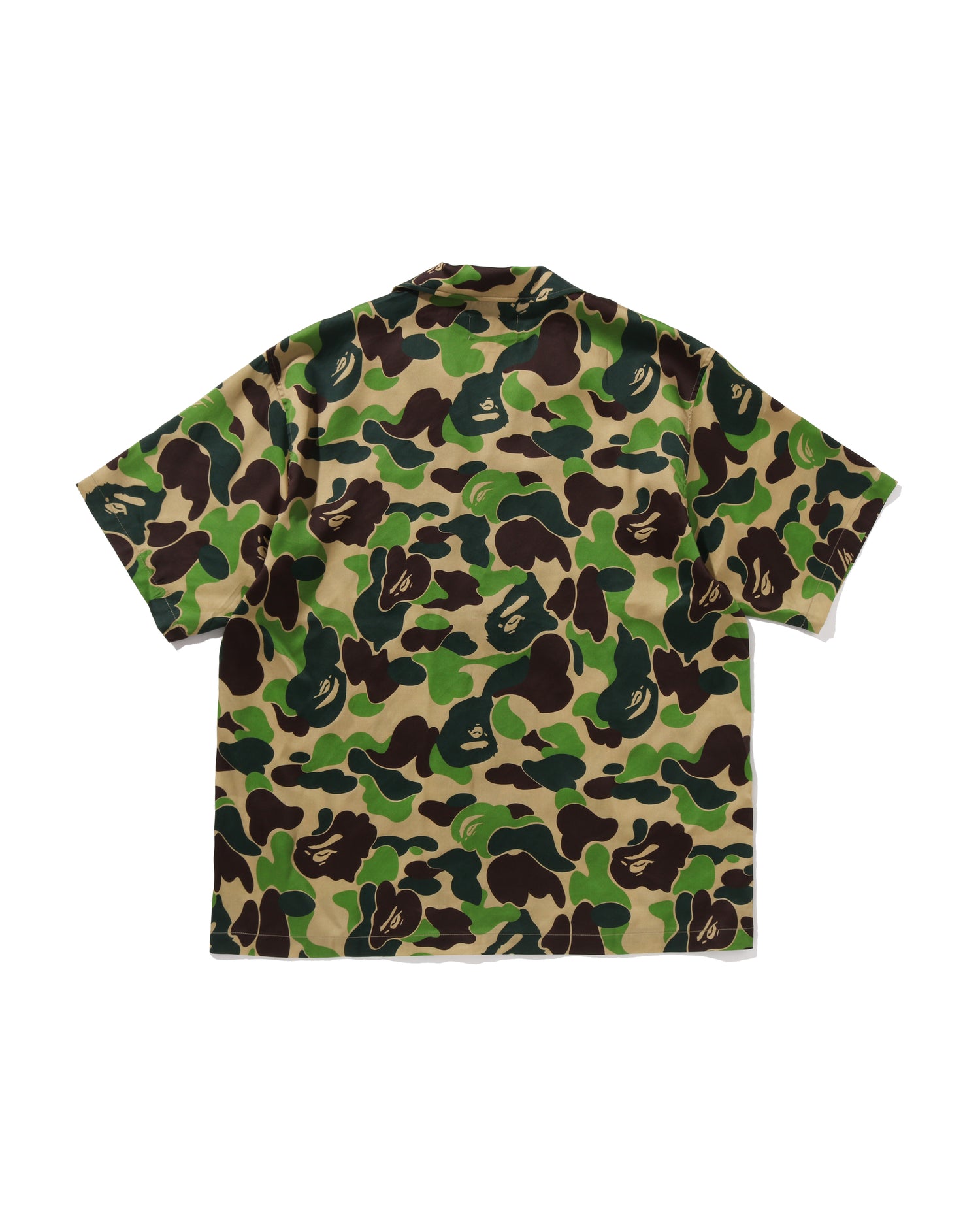 A BATHING APE カモフラポロシャツ Ssize　BAPE camo A BATHING APE® Abc Camo Open Collar Ss Shirt | Bape official