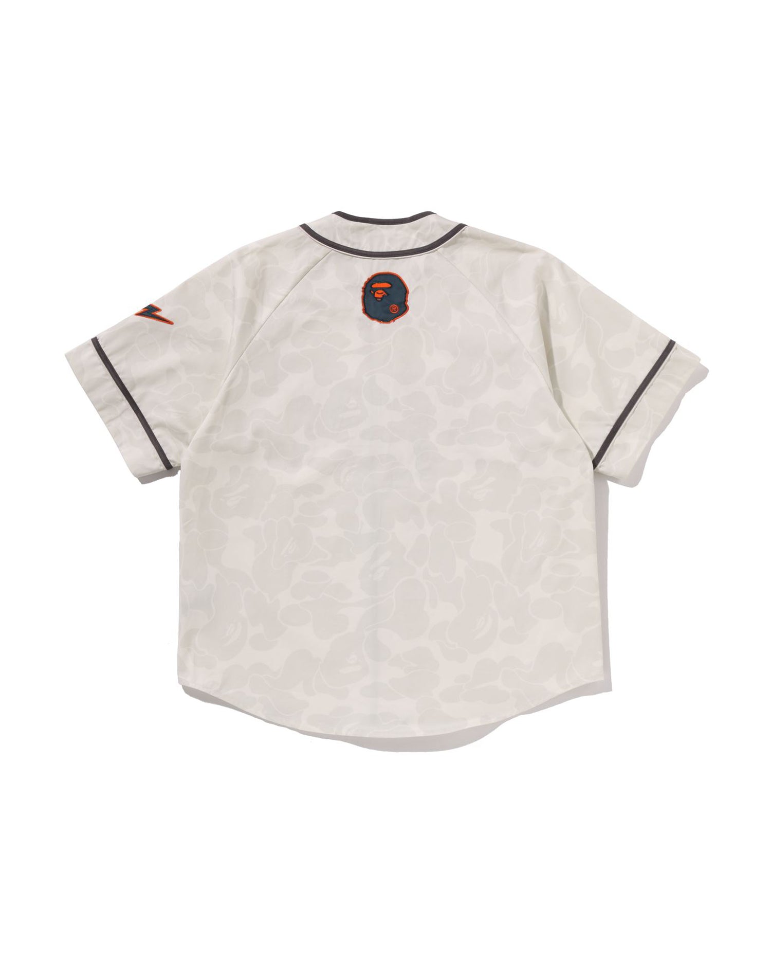 A BATHING APE® Solid Camo Multi Logo Baseball Ss Shirt | Bape