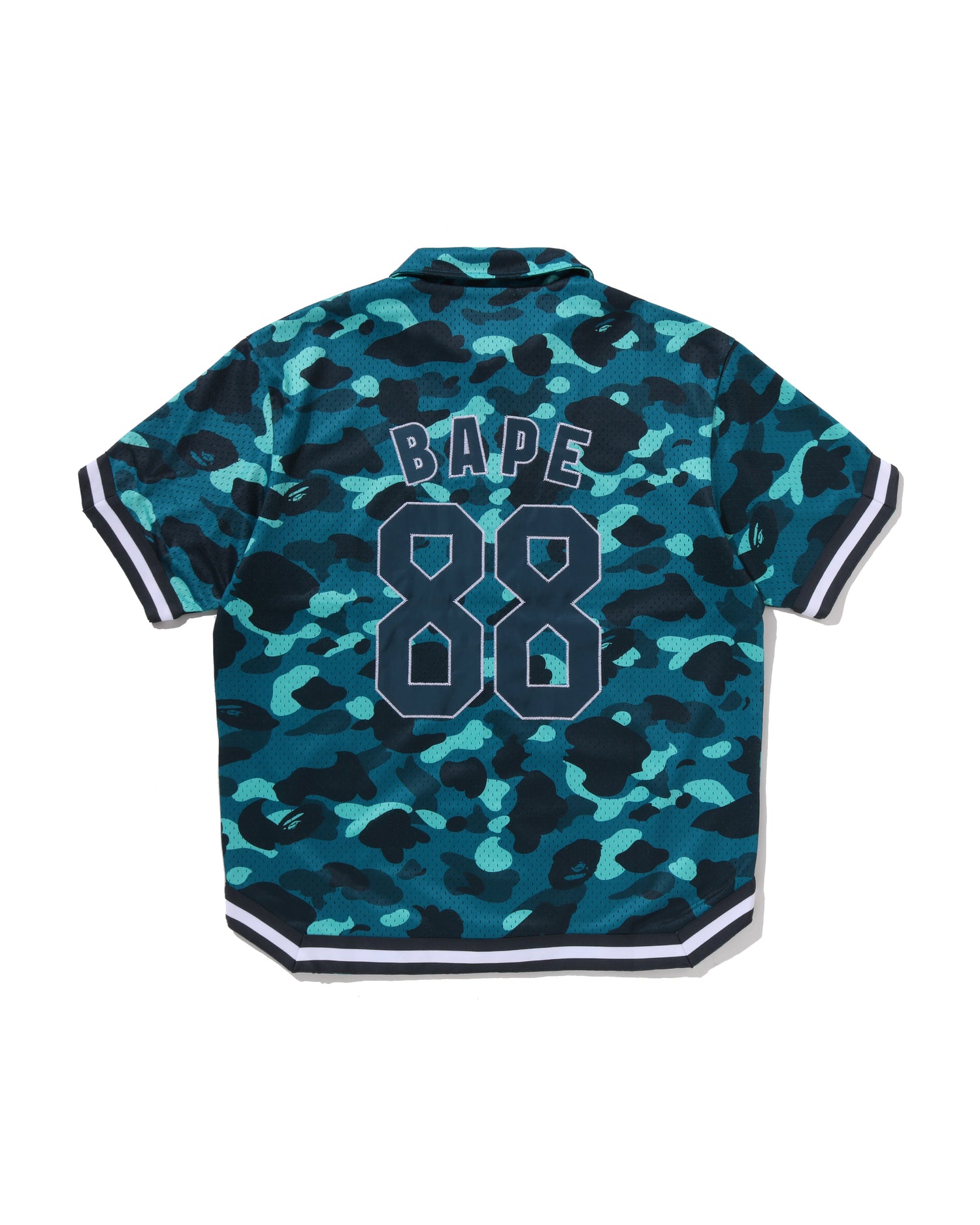 A BATHING APE® Color Camo Warm Up Ss Shirt | Bape official website