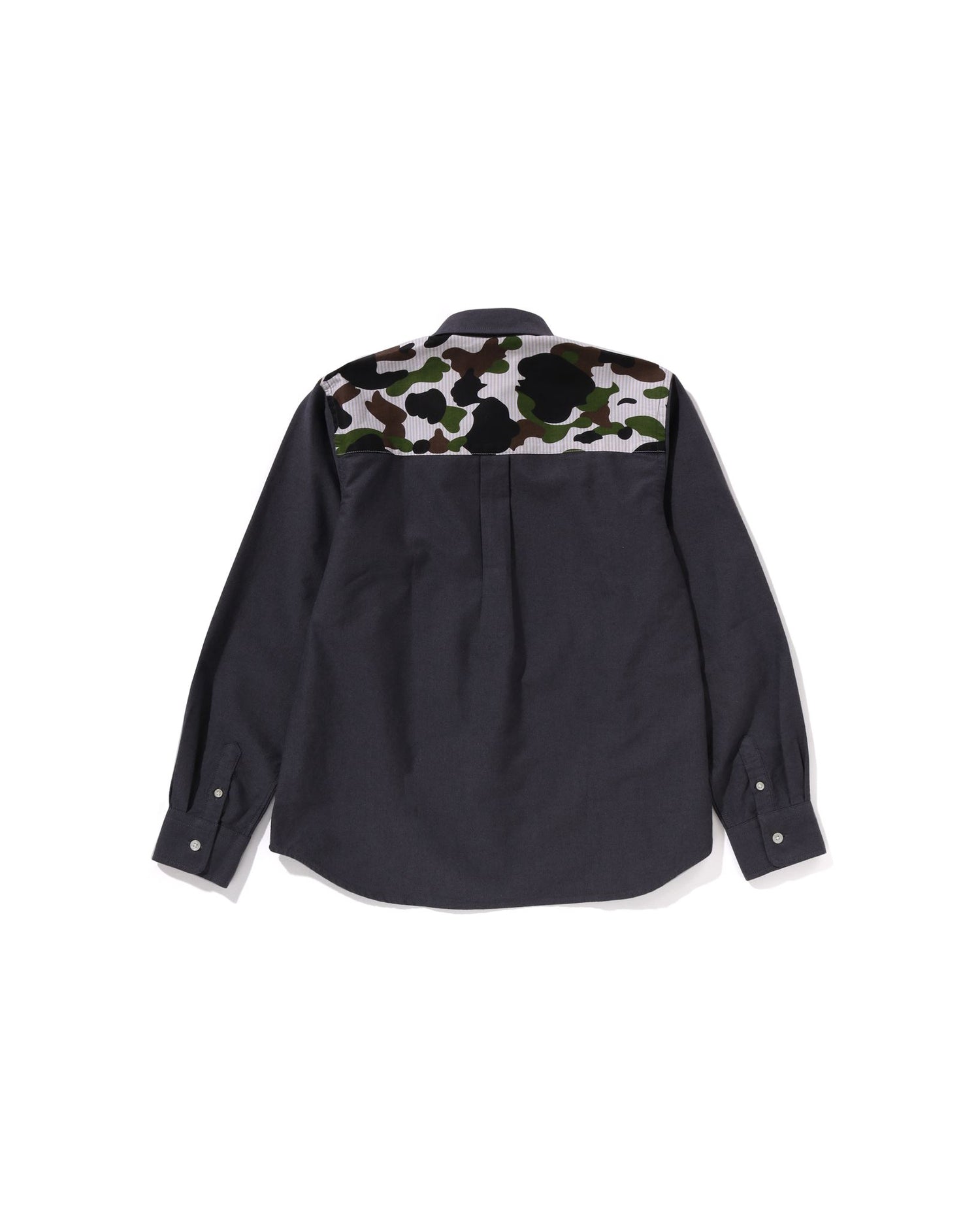 A BATHING APE® Kids 1st Camo Stripe Oxford Bd Shirt Jr | Bape
