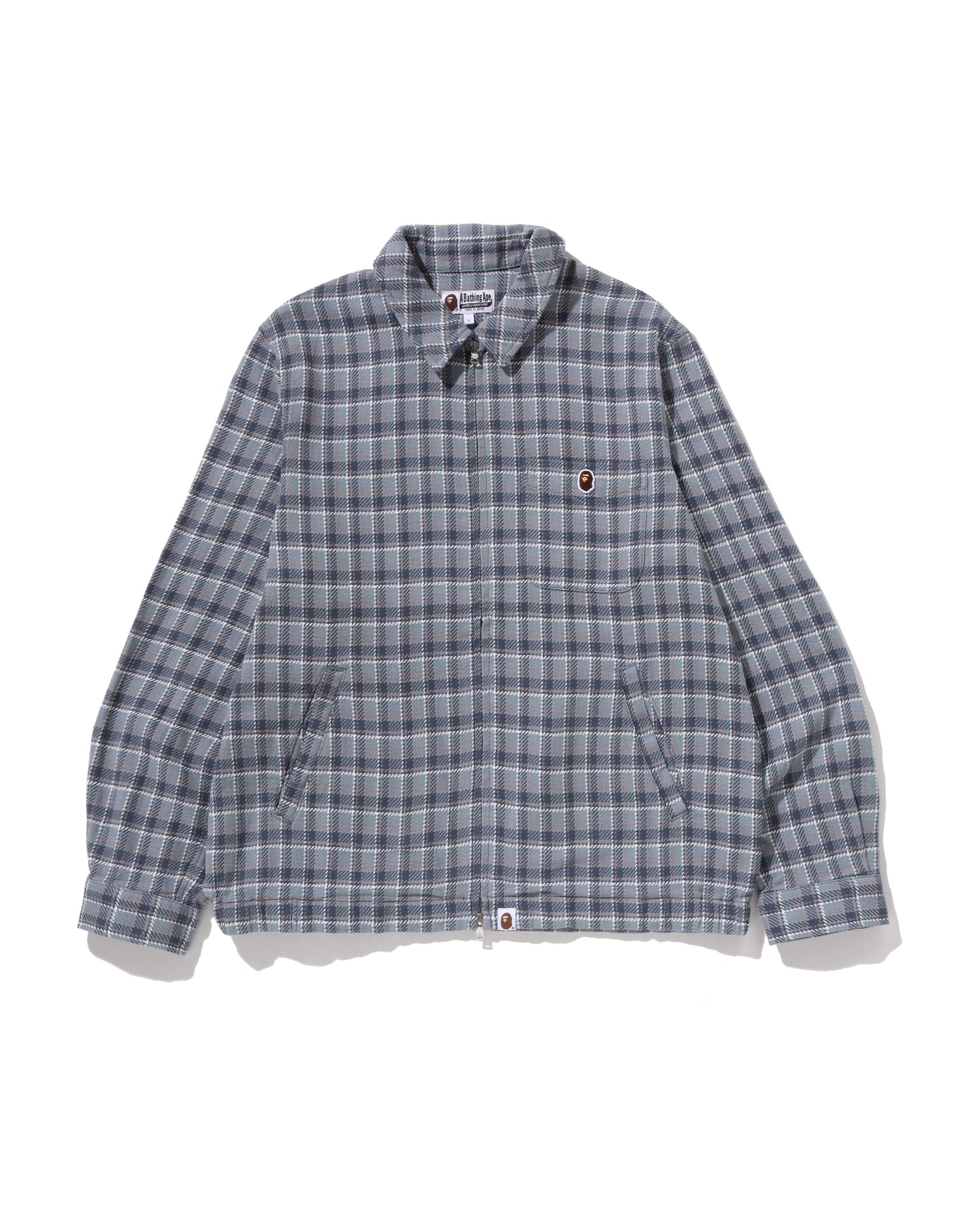 A BATHING APE® BAPE Check Zip Shirt | Bape official website – INT