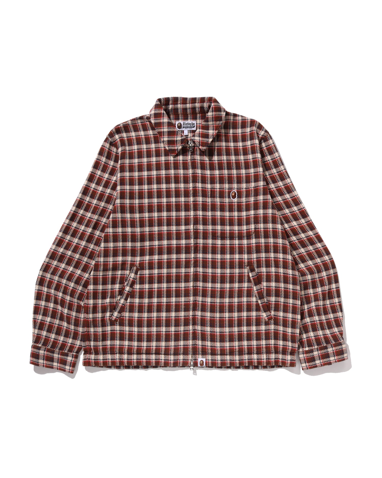 A BATHING APE® BAPE Check Zip Shirt | Bape official website – INT