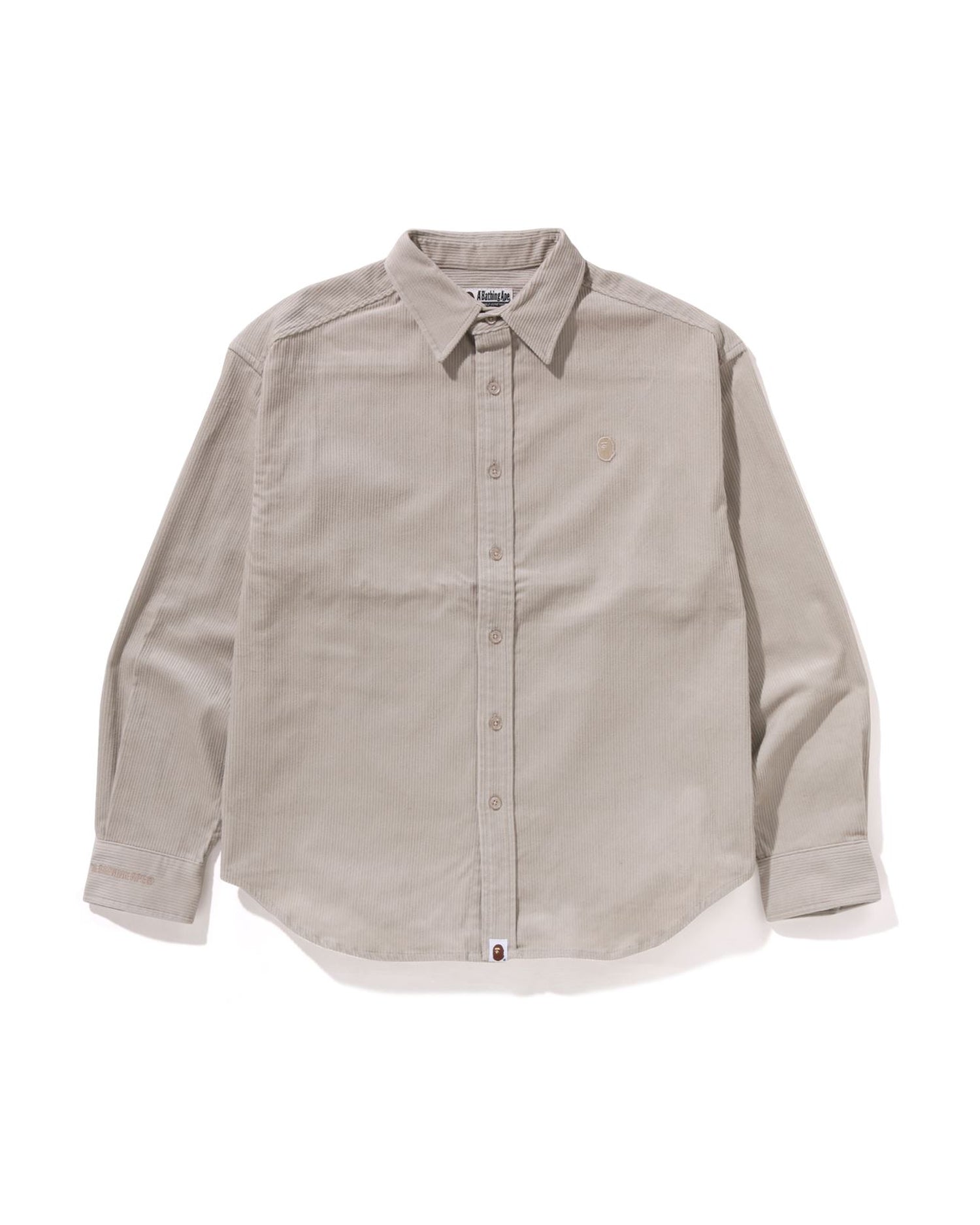 A BATHING APE® One Point Corduroy Ls Shirt | Bape official website –  INT.BAPE.COM