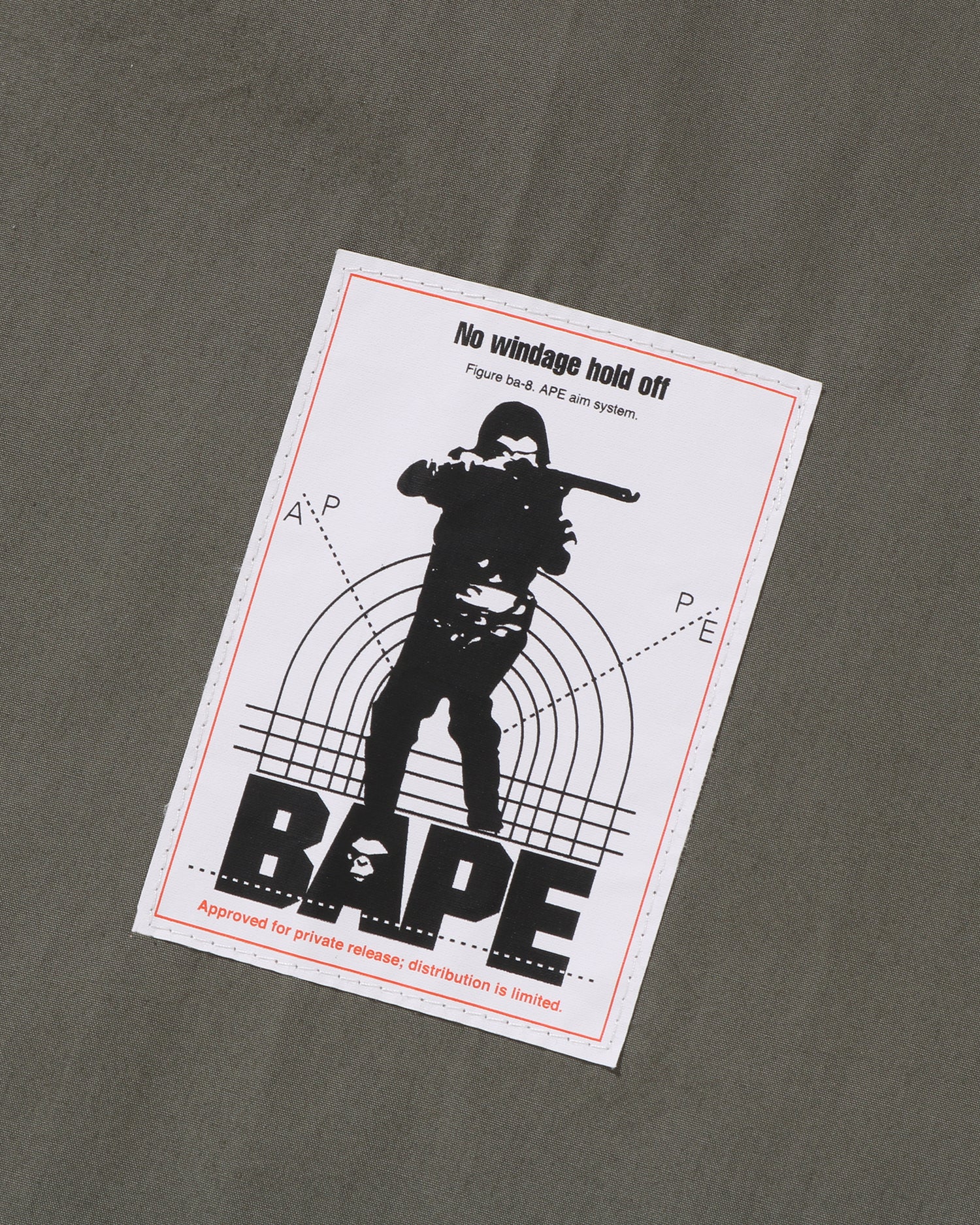 【BAPE】BATHING APE LOGO MILITARY黒size2XL A BATHING APE® Bathing Ape Logo Military Ls Shirt | Bape official