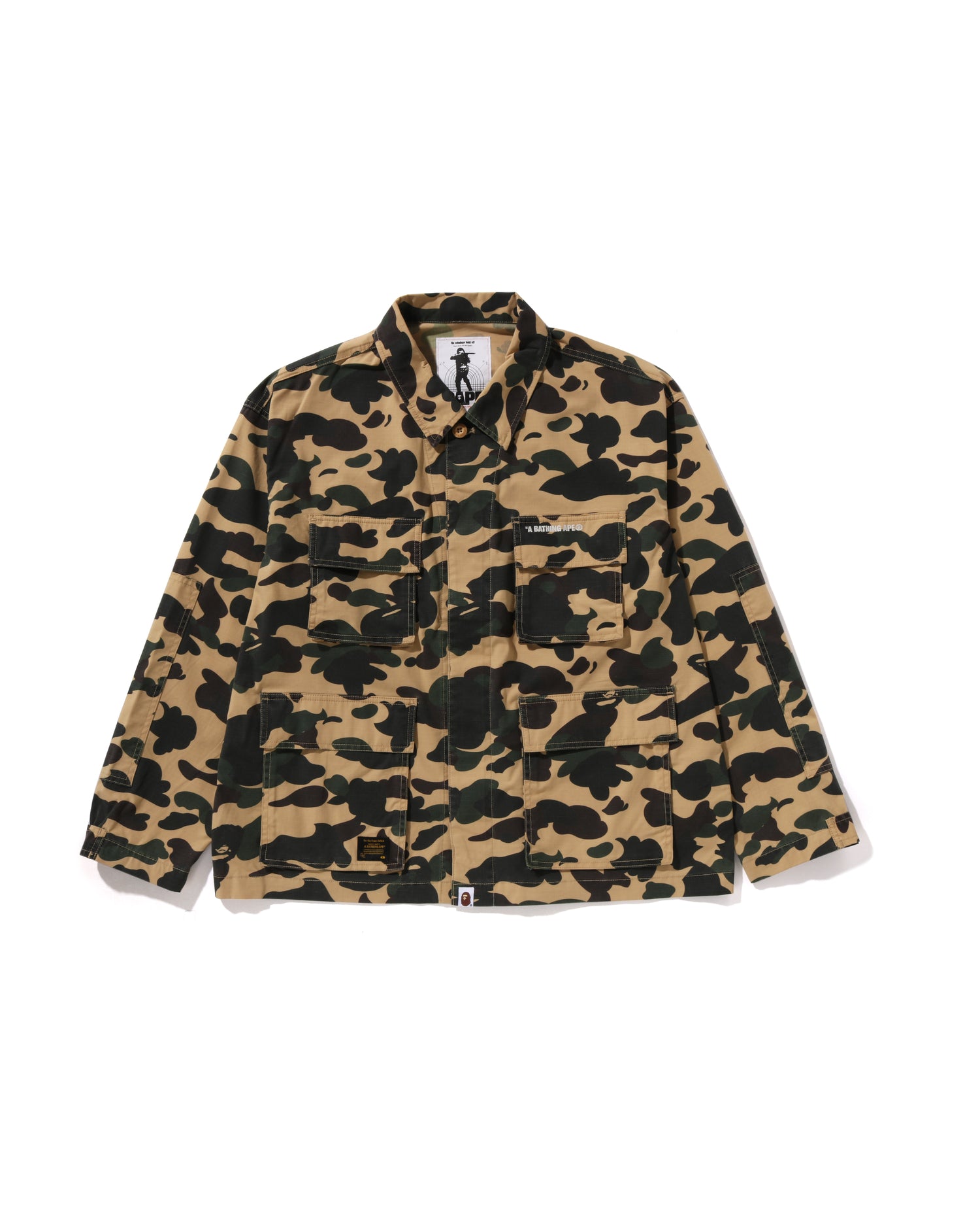 激レア 迷彩　ma1 old a bathing ape nigo期 初期 A BATHING APE カモ柄 ジャケット BAPE NIGO期 - メルカリ