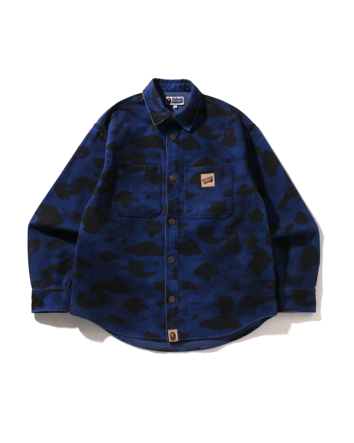 A BATHING APE® Solid 1st Camo Work Ls Shirt | Bape official