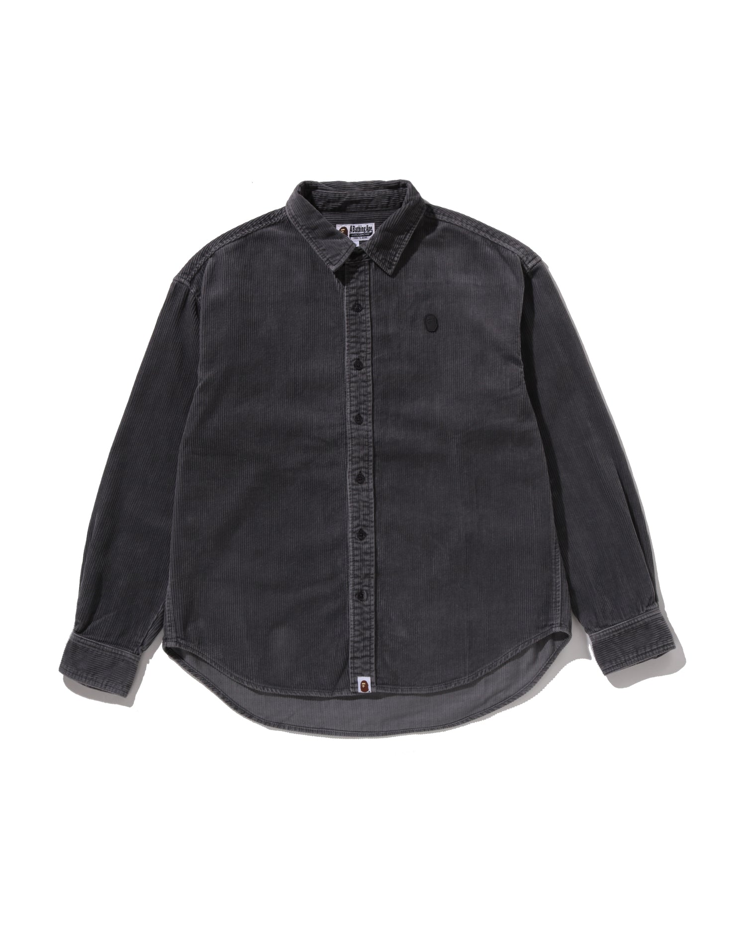A BATHING APE® One Point Heavy Washed Corduroy Ls Shirt