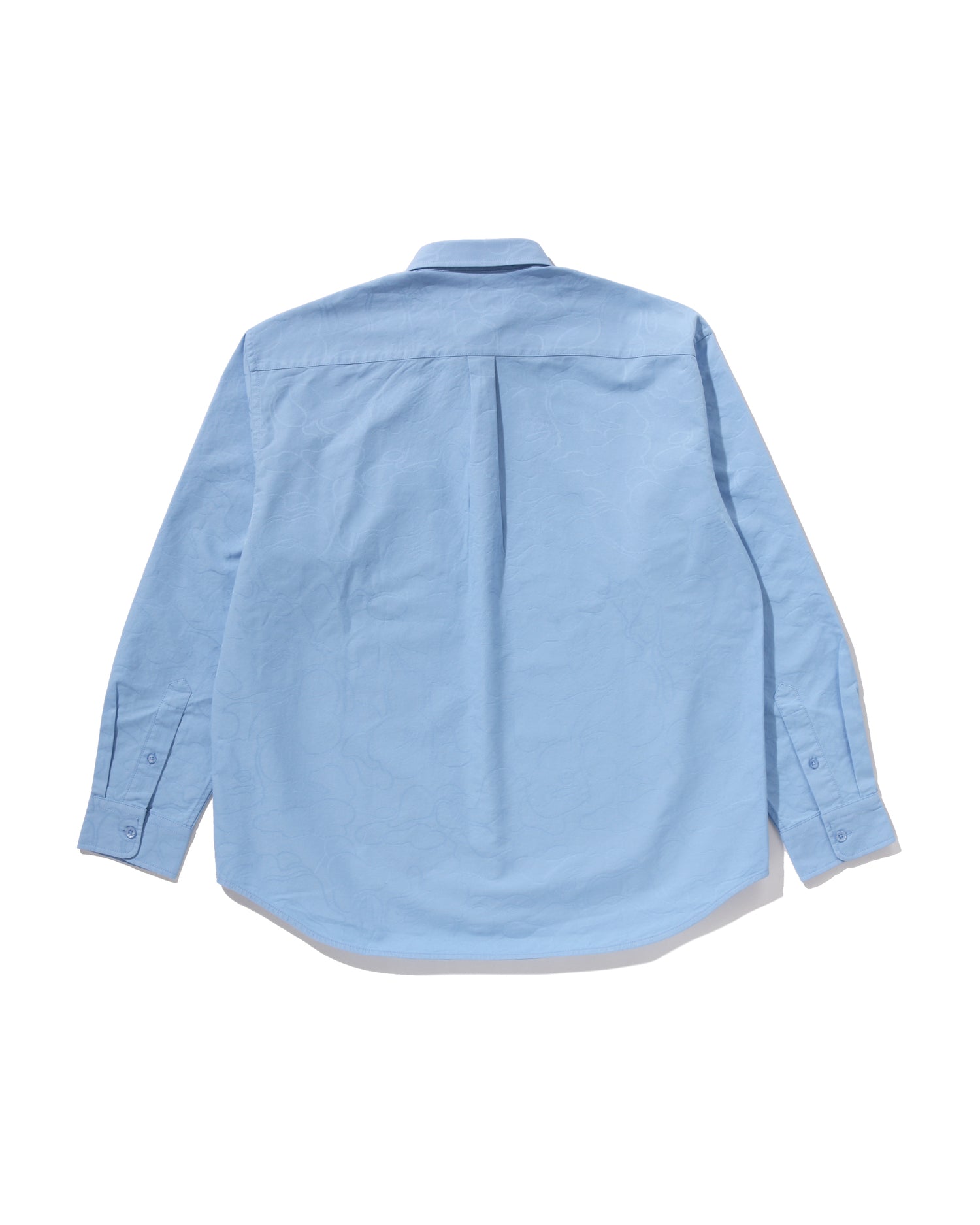 A BATHING APE® One Point Line Camo Jacquard Oxford Ls Shirt | Bape