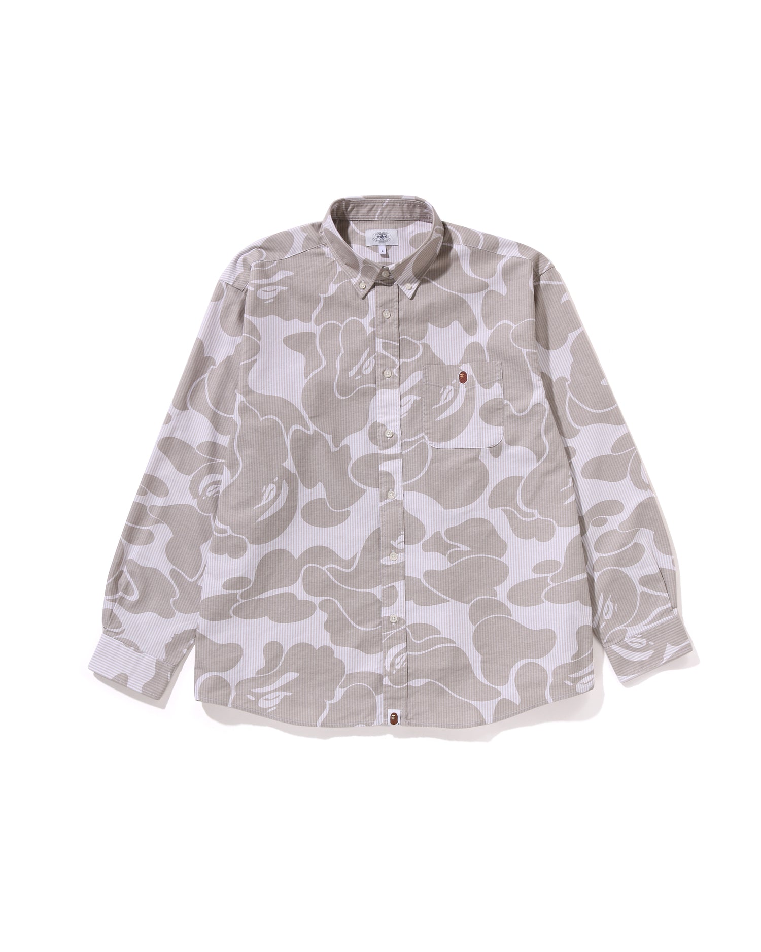 BABYL Gas MaskT-Shirt XLサイズ EMP EU限定 A BATHING APE® Stripe Camo Relaxed Fit Shirt | Bape official
