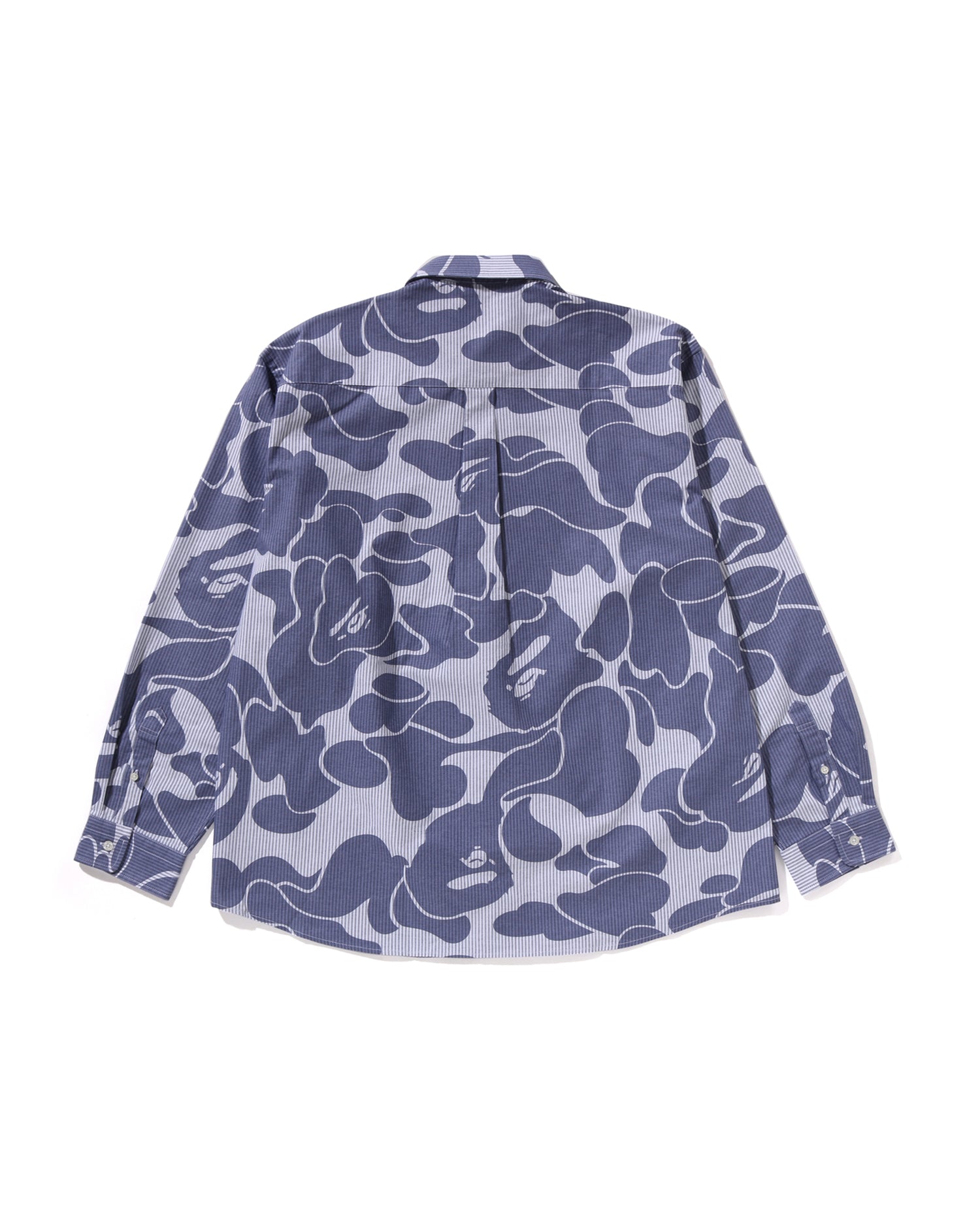 A BATHING APE® Stripe Camo Relaxed Fit Shirt | Bape official