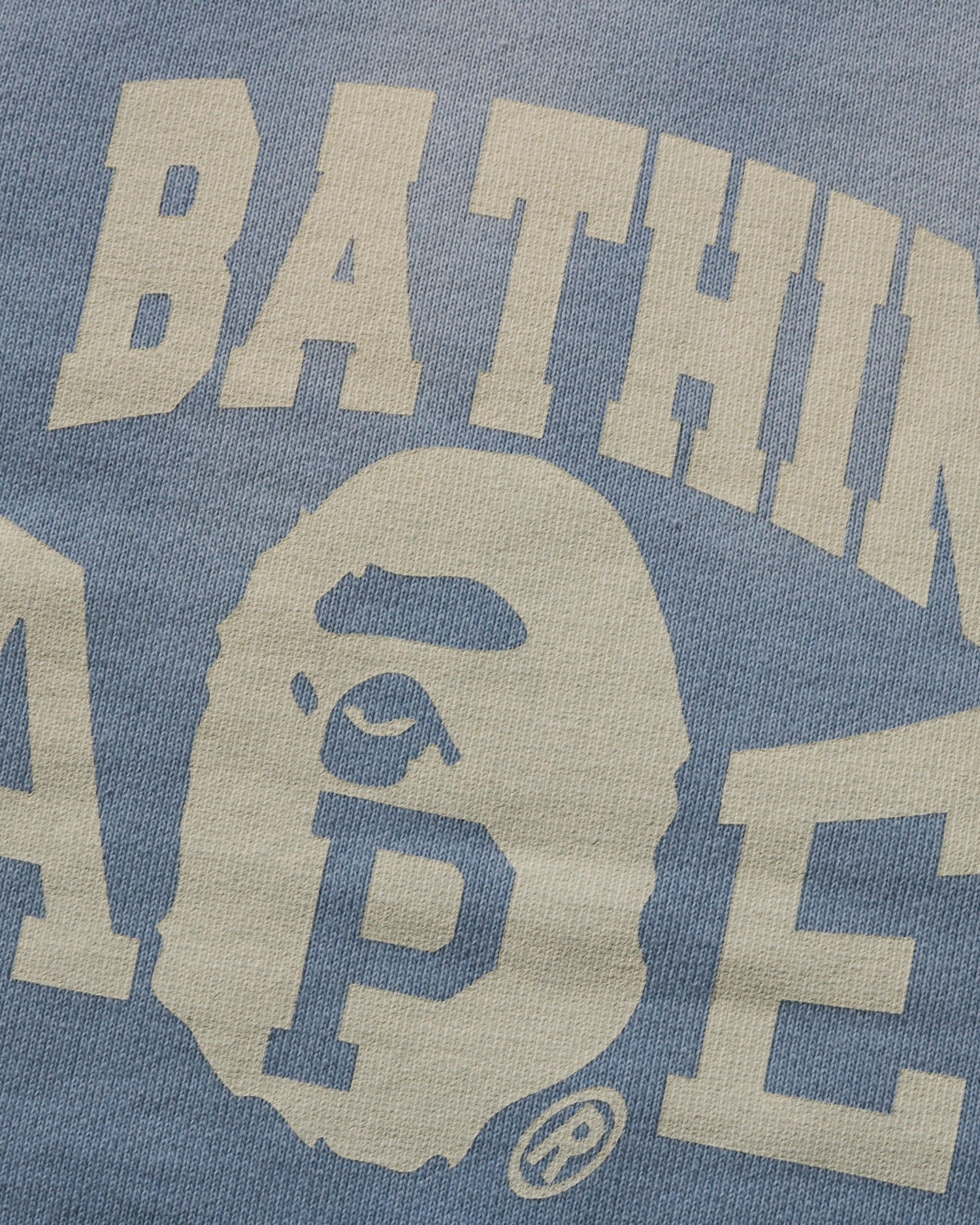 A BATHING APE® Kids BAPE Washed Effect Crewneck Sweatshirt | Bape