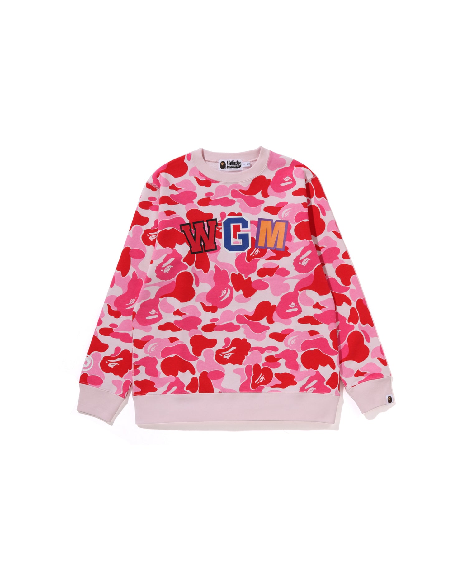A BATHING APE® Kids Abc Camo Shark Crewneck Sweatshirt Jr