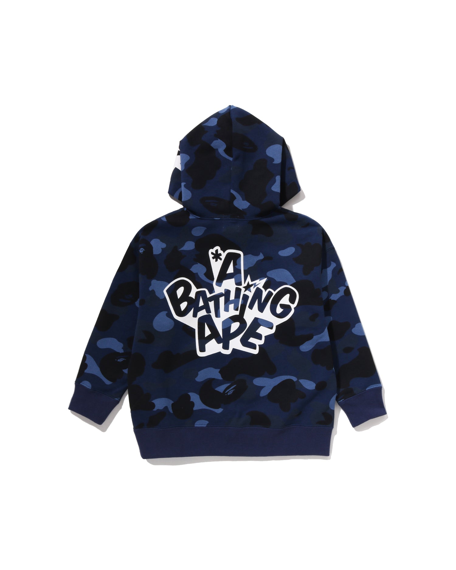 A BATHING APE® Kids Color Camo Ape Head Relaxed Fit Pullover