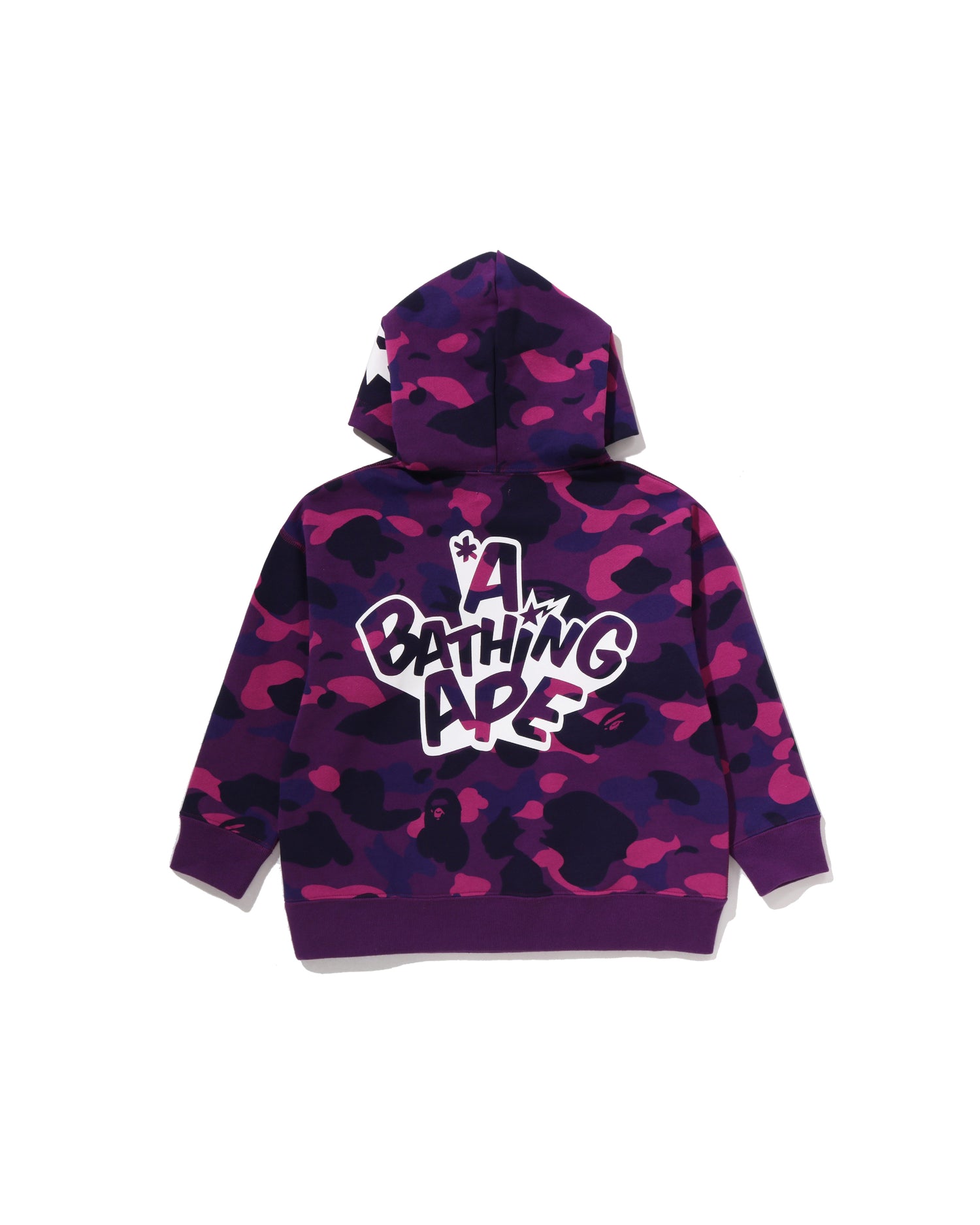 A BATHING APE® Kids Color Camo Ape Head Relaxed Fit Pullover