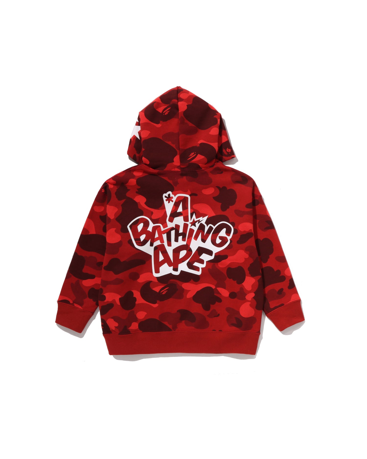 A BATHING APE® Kids Color Camo Ape Head Relaxed Fit Pullover A BATHING APE® Kids Color Camo Ape Head Relaxed Fit Pullover