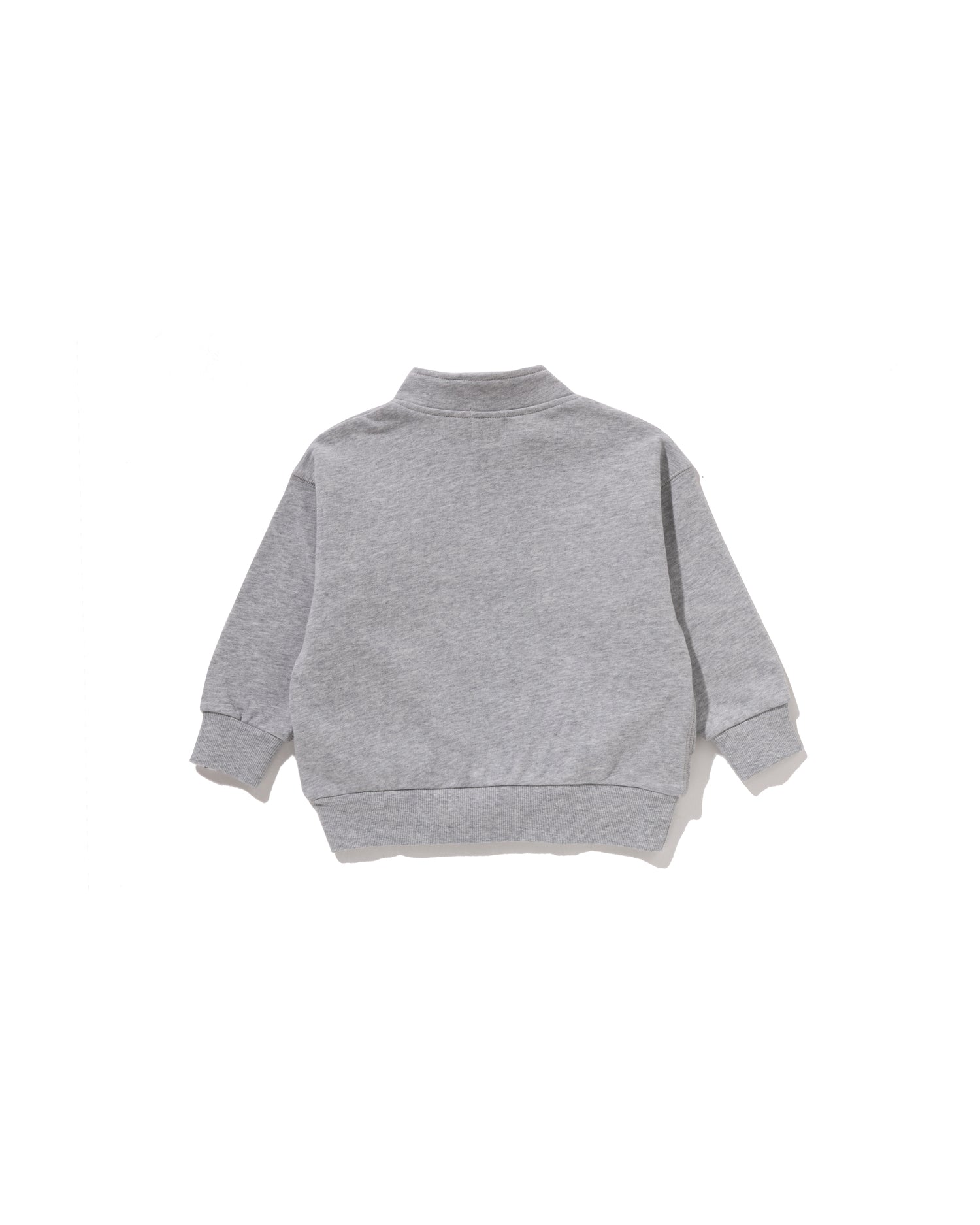 A BATHING APE® Kids BAPE Embroidery Patch Relaxed Fit Half Zip