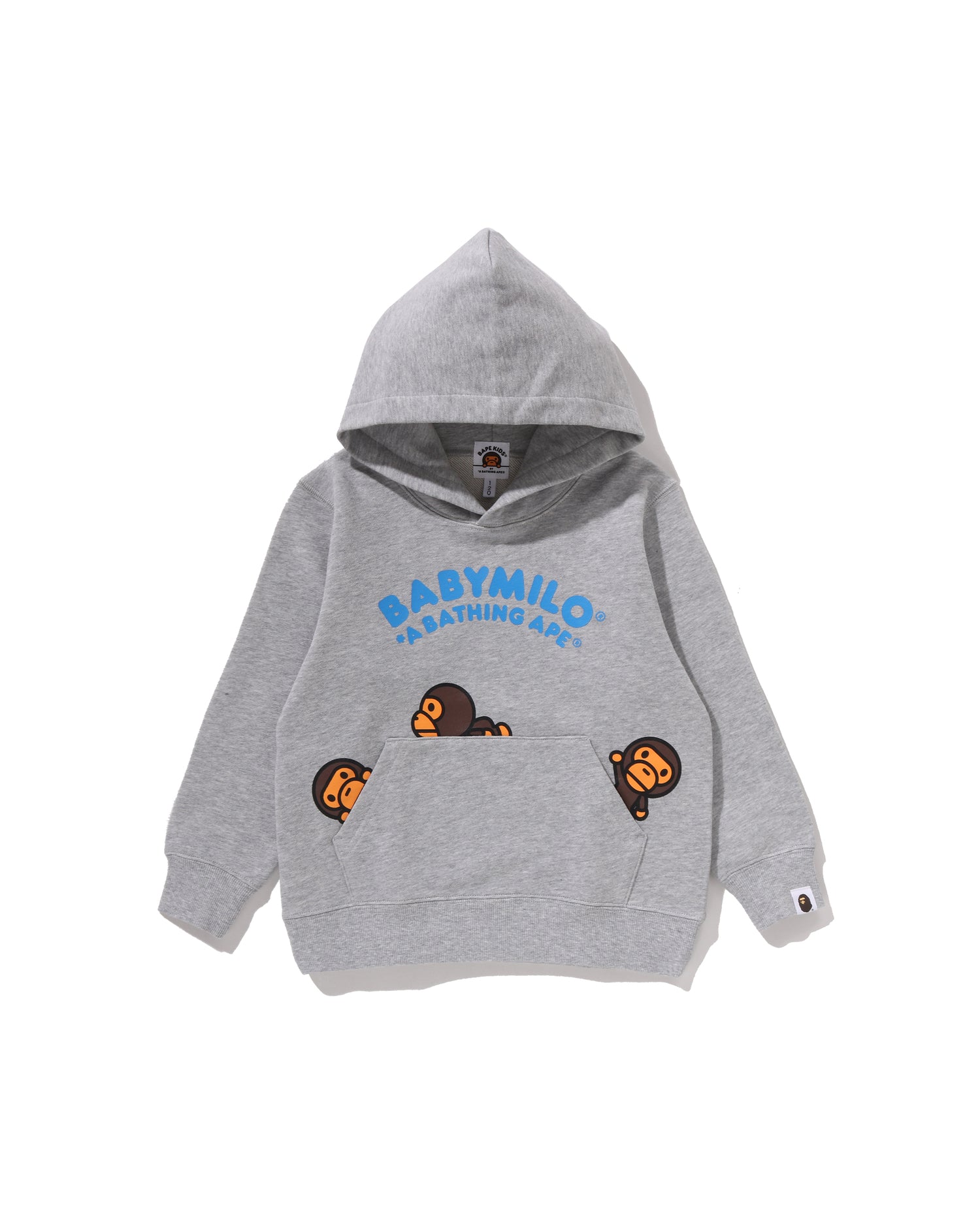 BAPE KIDS フリースロンパース 80cm A BATHING APE® Kids Abc Camo Multi Shark Zip Hoodie | Bape