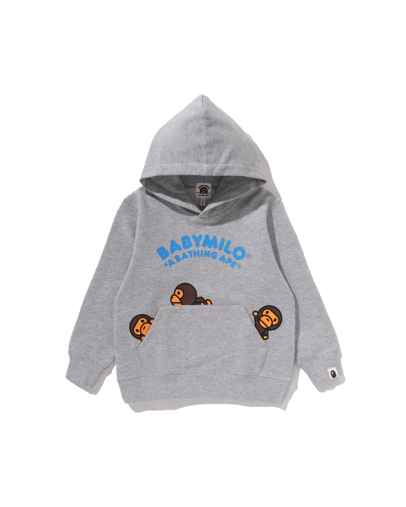 A BATHING APE® Kids Baby Milo Pullover Hoodie | Bape official 