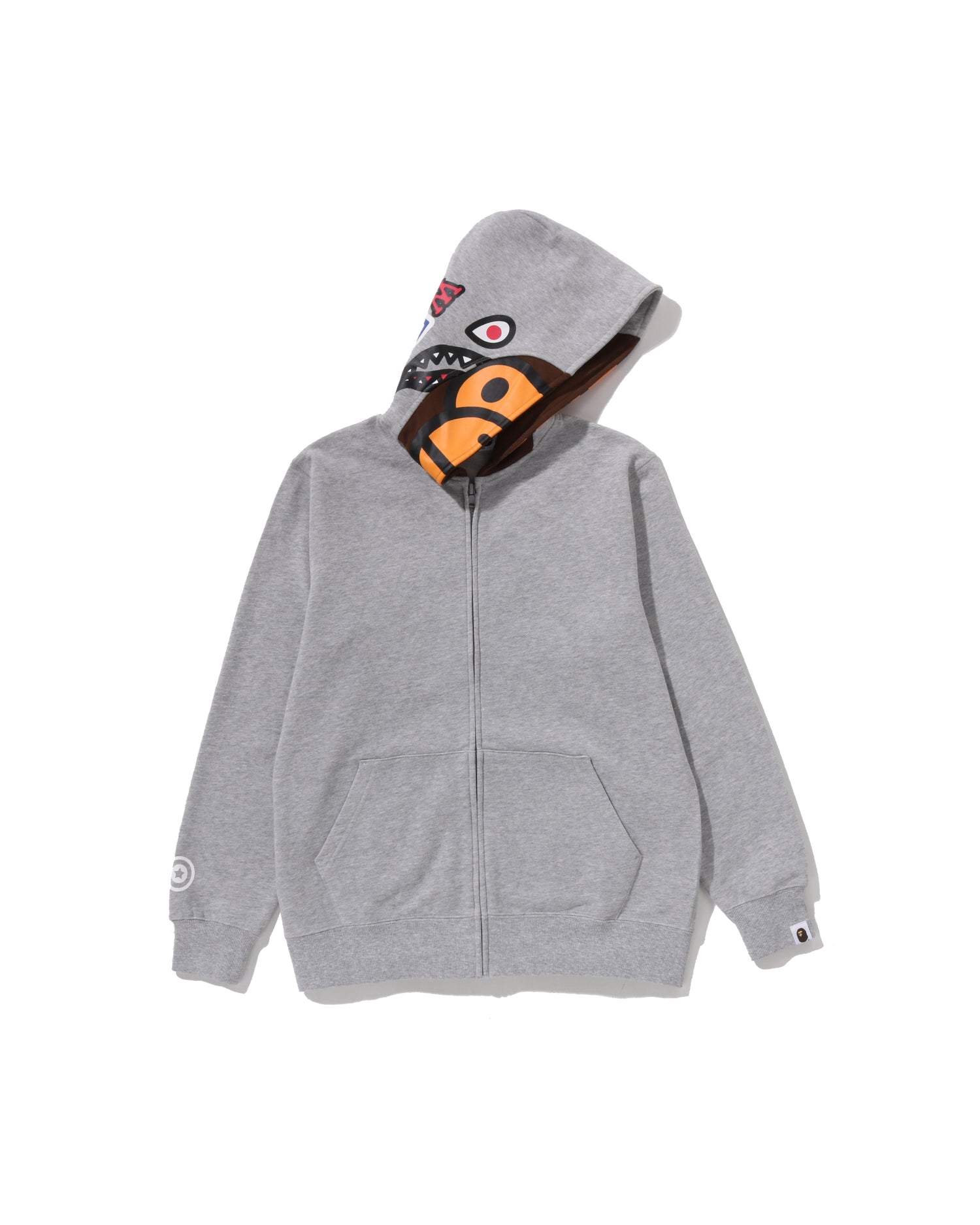 A BATHING APE® Kids Milo Shark Zip Hoodie Jr | Bape official