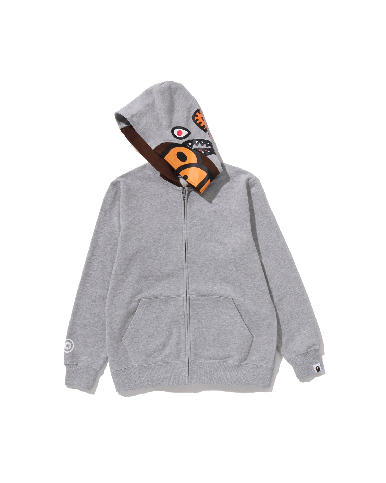 A BATHING APE® Kids Milo Shark Zip Hoodie Jr | Bape official