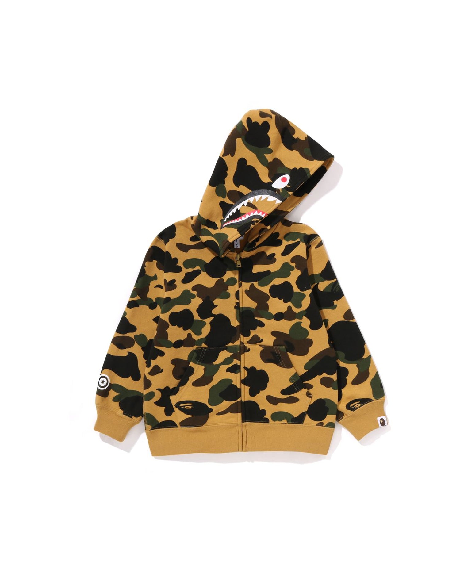 極少 即発送 BAPE KID SUPER CAMO SHARK HOODIE BAPE X KIDSUPER CAMO SHARK FULL ZIP HOODIE [MULTI] - KidSuper